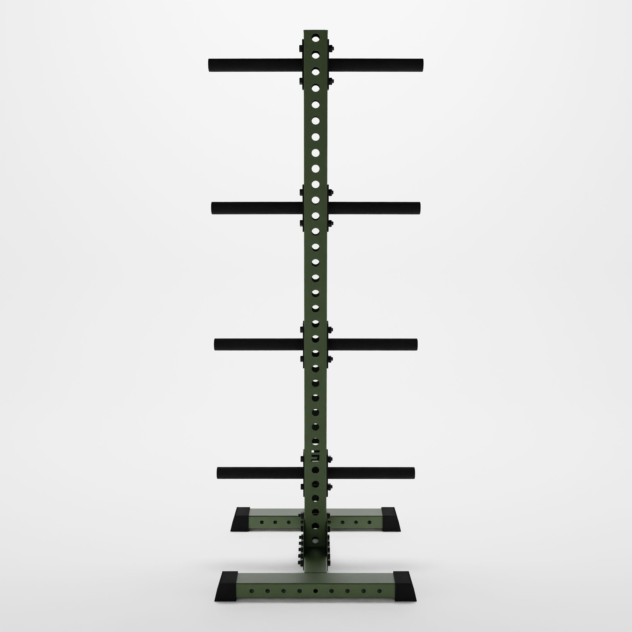 military green delta 4-tier vertical weight plate tree