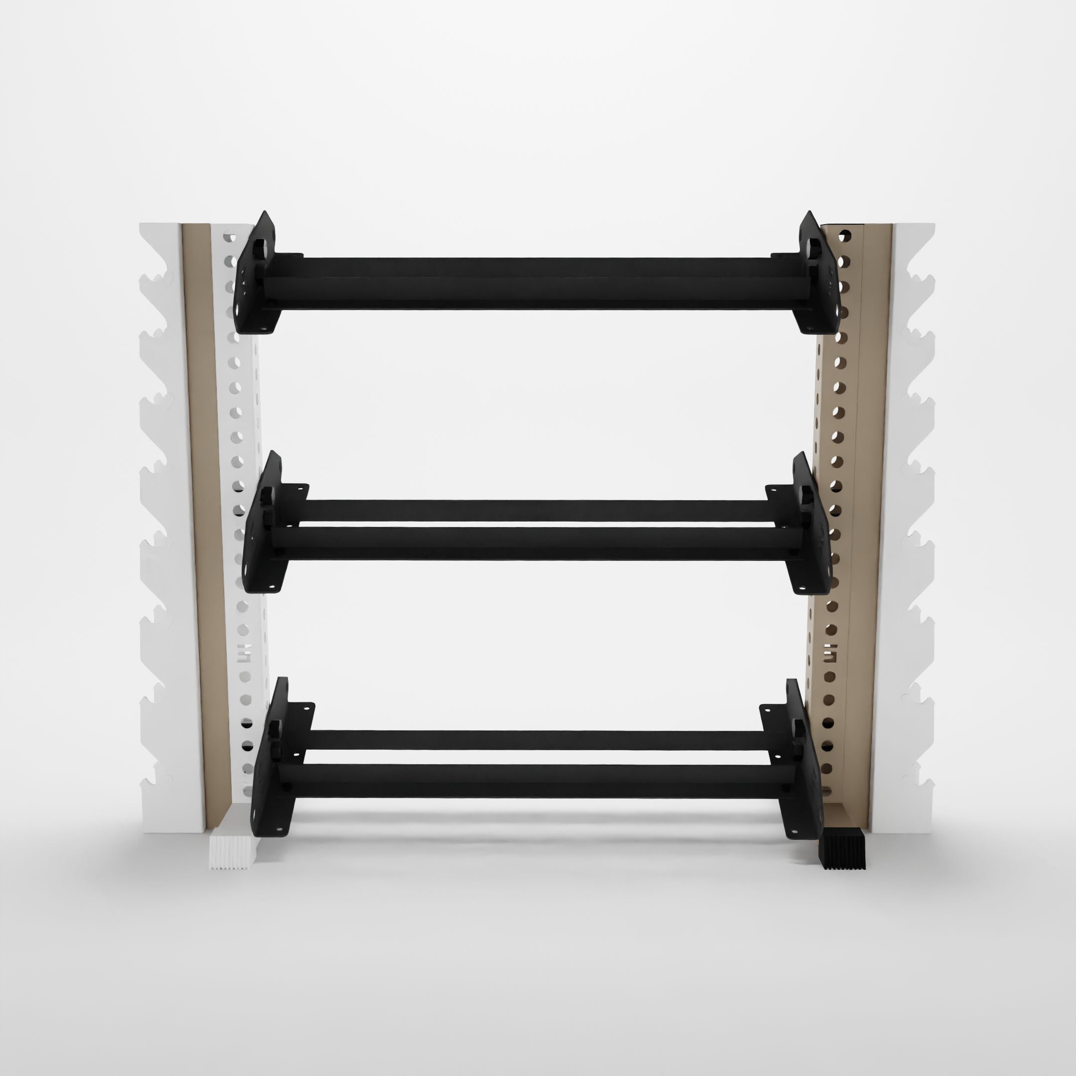 military tan 43-inch alpha vertical to horizontal rack expansion kit