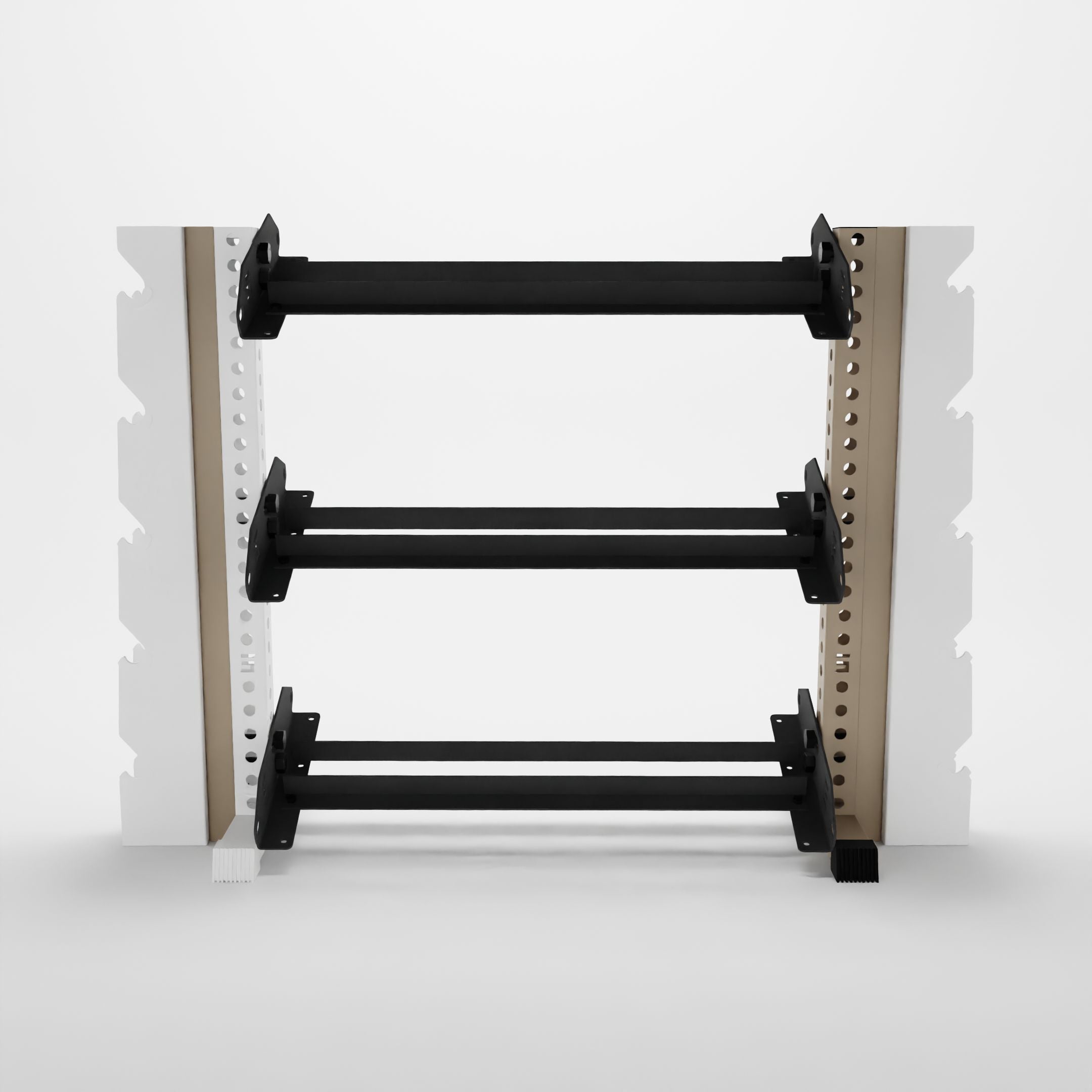 military tan 43-inch alpha elite vertical to horizontal rack expansion kit