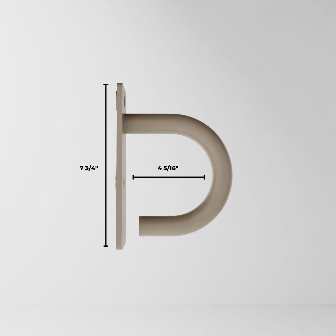 military tan battle rope anchor for a 3x3 upright dimensions