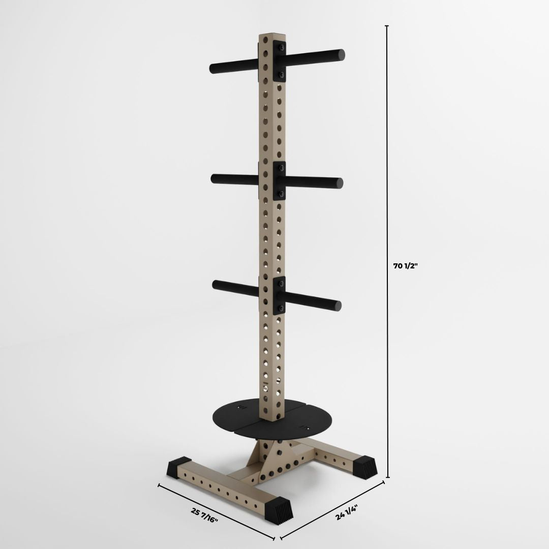 military tan delta pk vertical hybrid weight plate and kettlebell storage rack dimensions