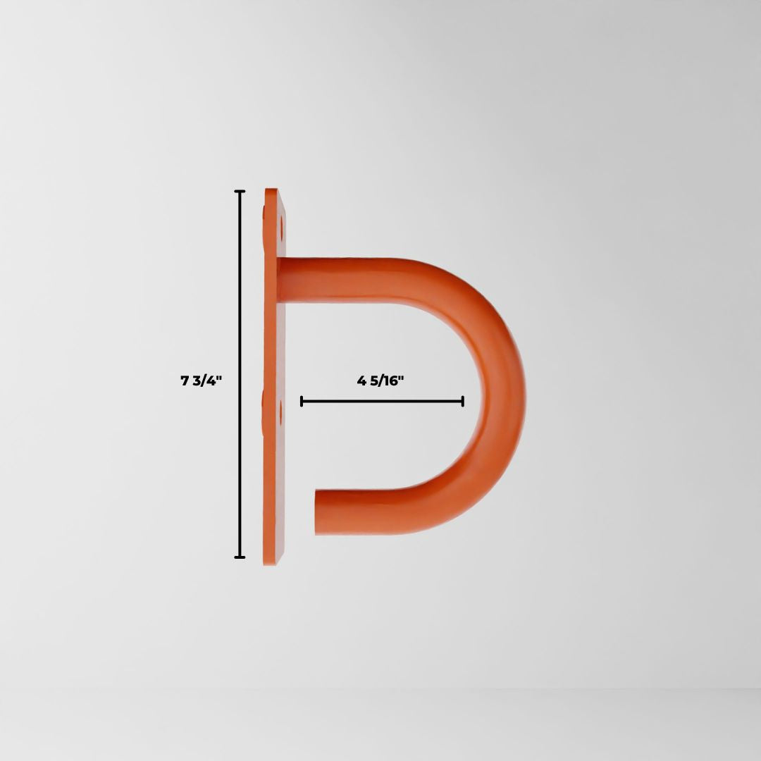 orange battle rope anchor for a 3x3 anchor dimensions