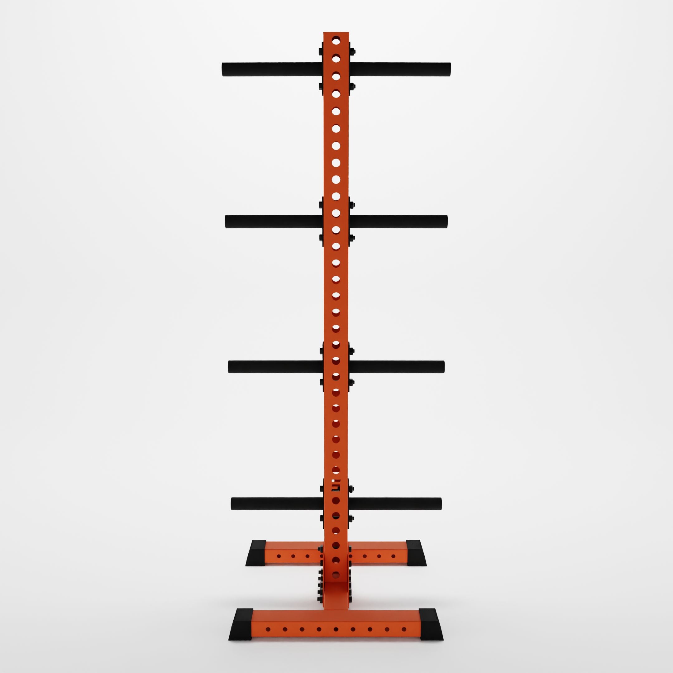 orange delta 4-tier vertical weight plate tree