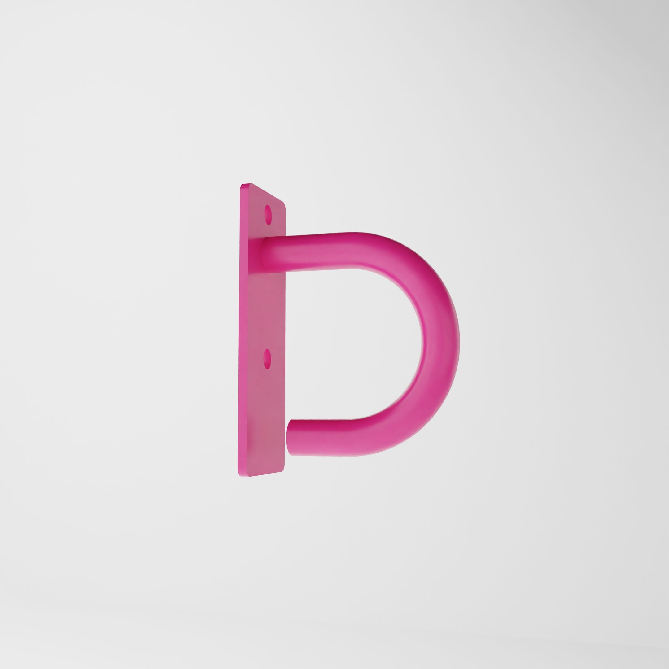 pink battle rope anchor for a 3x3 upright