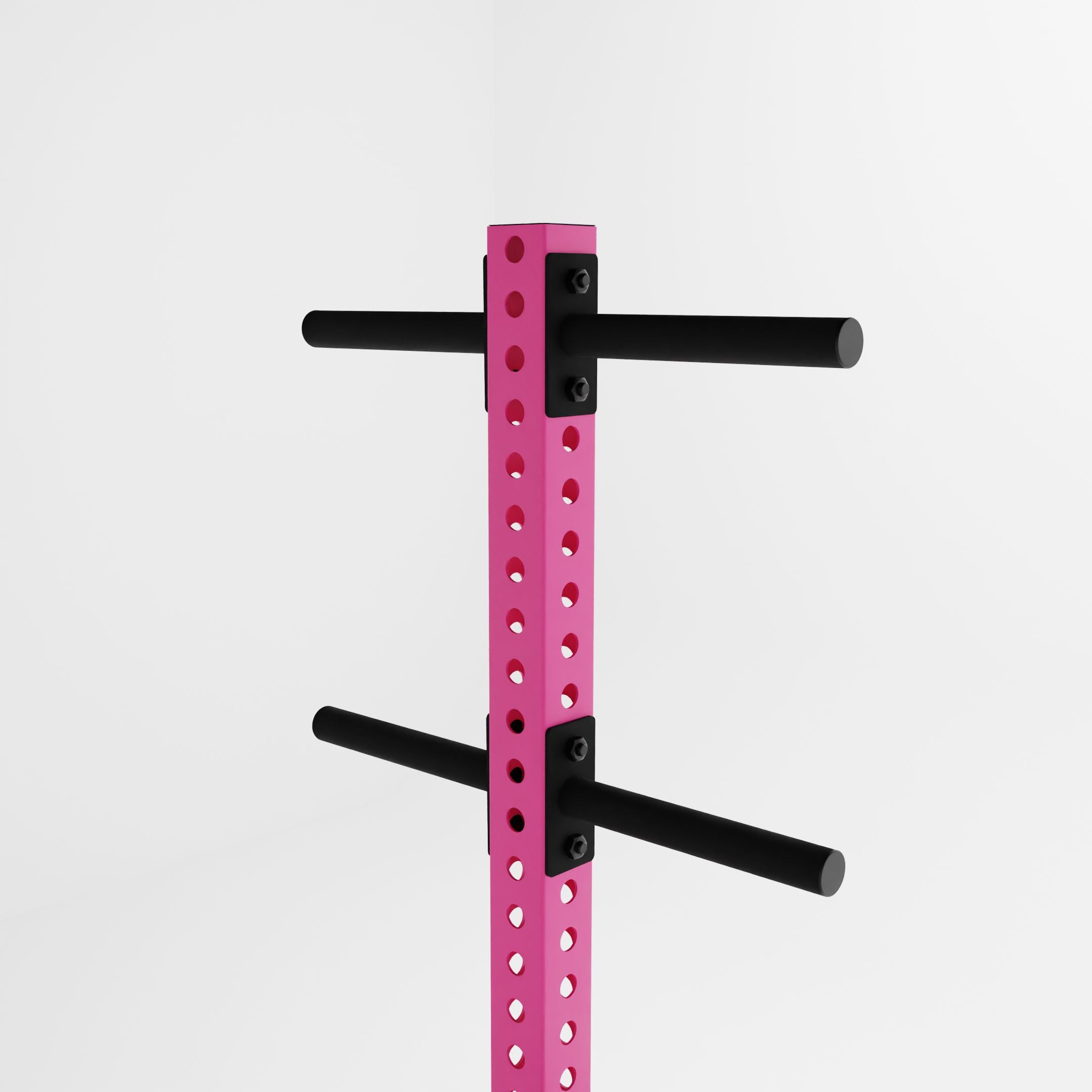 pink delta pk vertical hybrid weight plate and kettlebell storage rack top