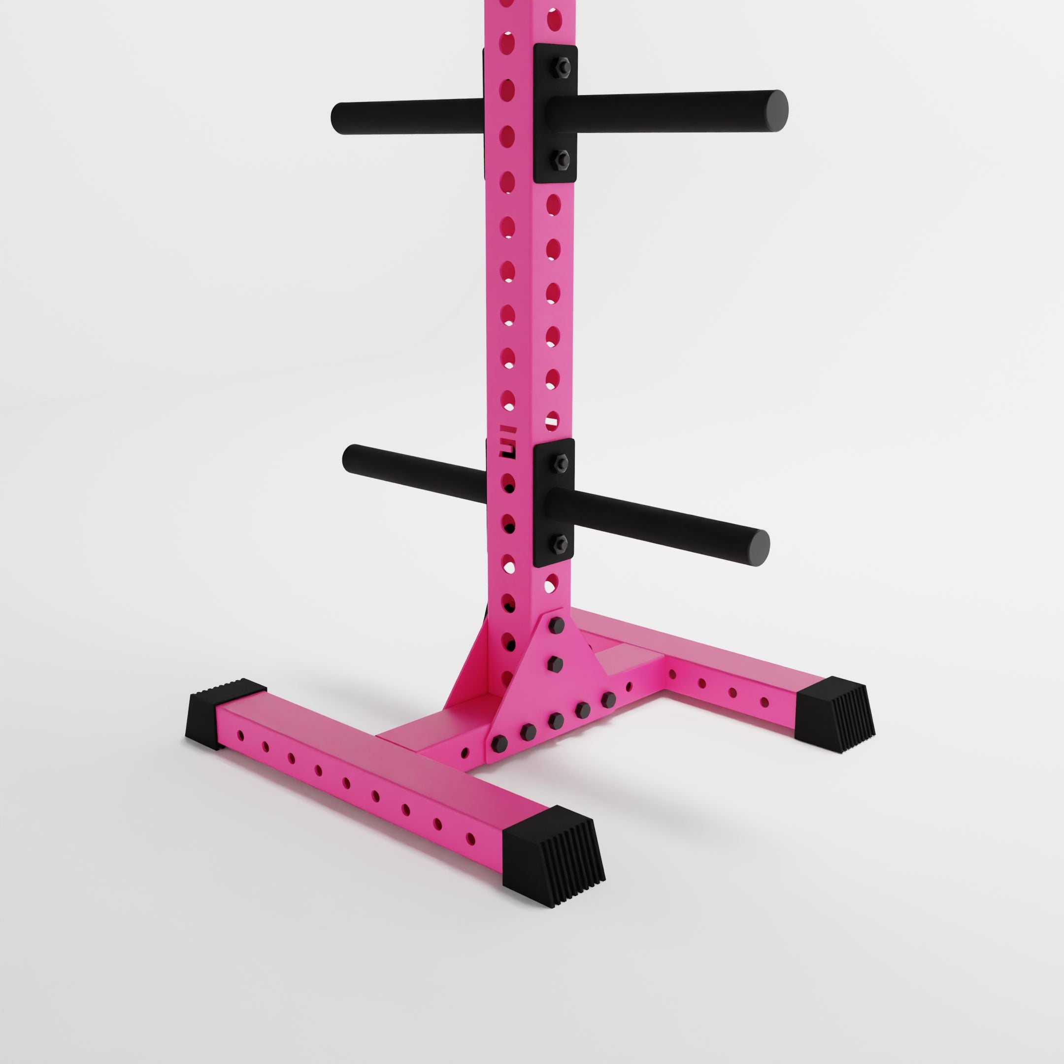 pink delta 4-tier vertical weight plate tree base