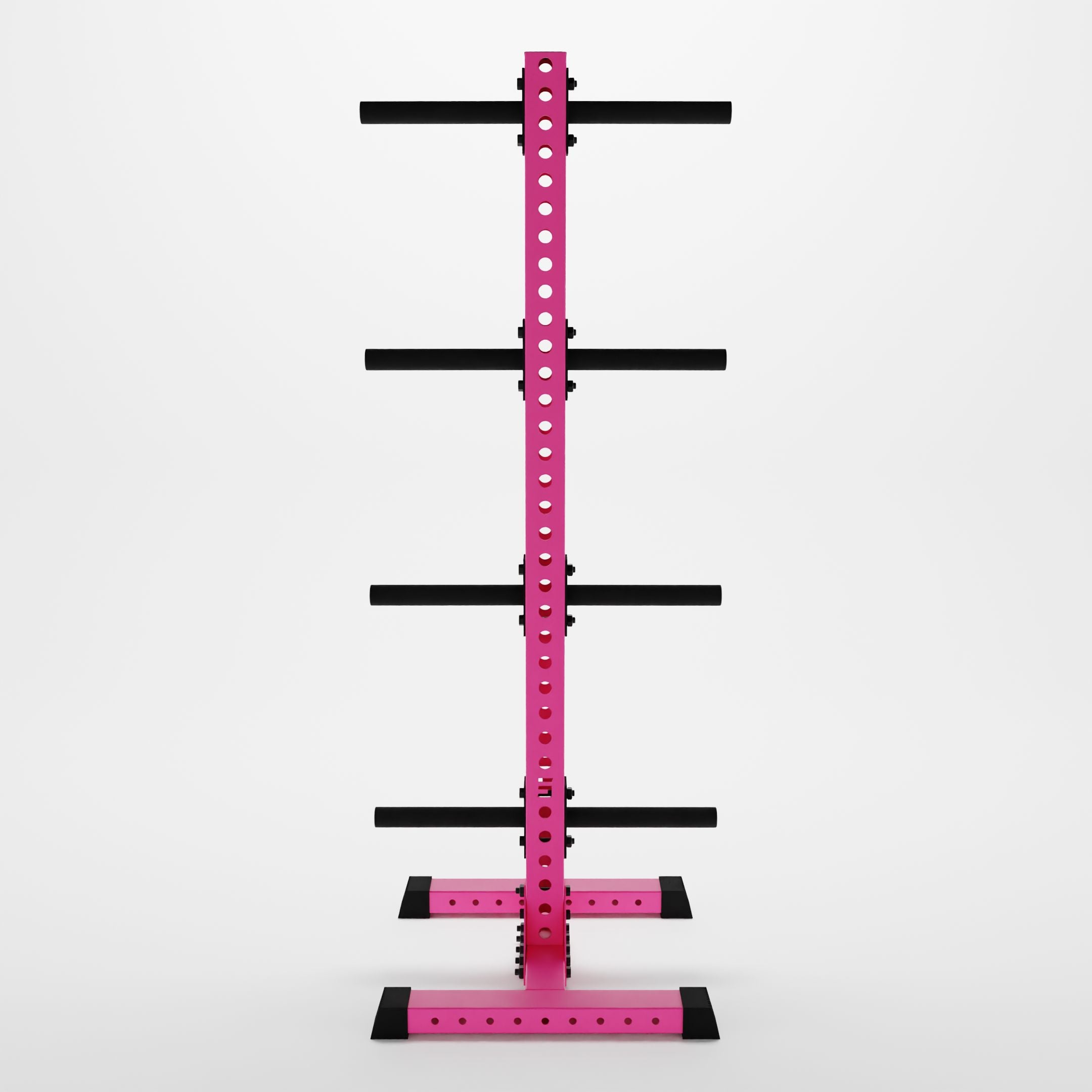 pink delta 4-tier vertical weight plate tree