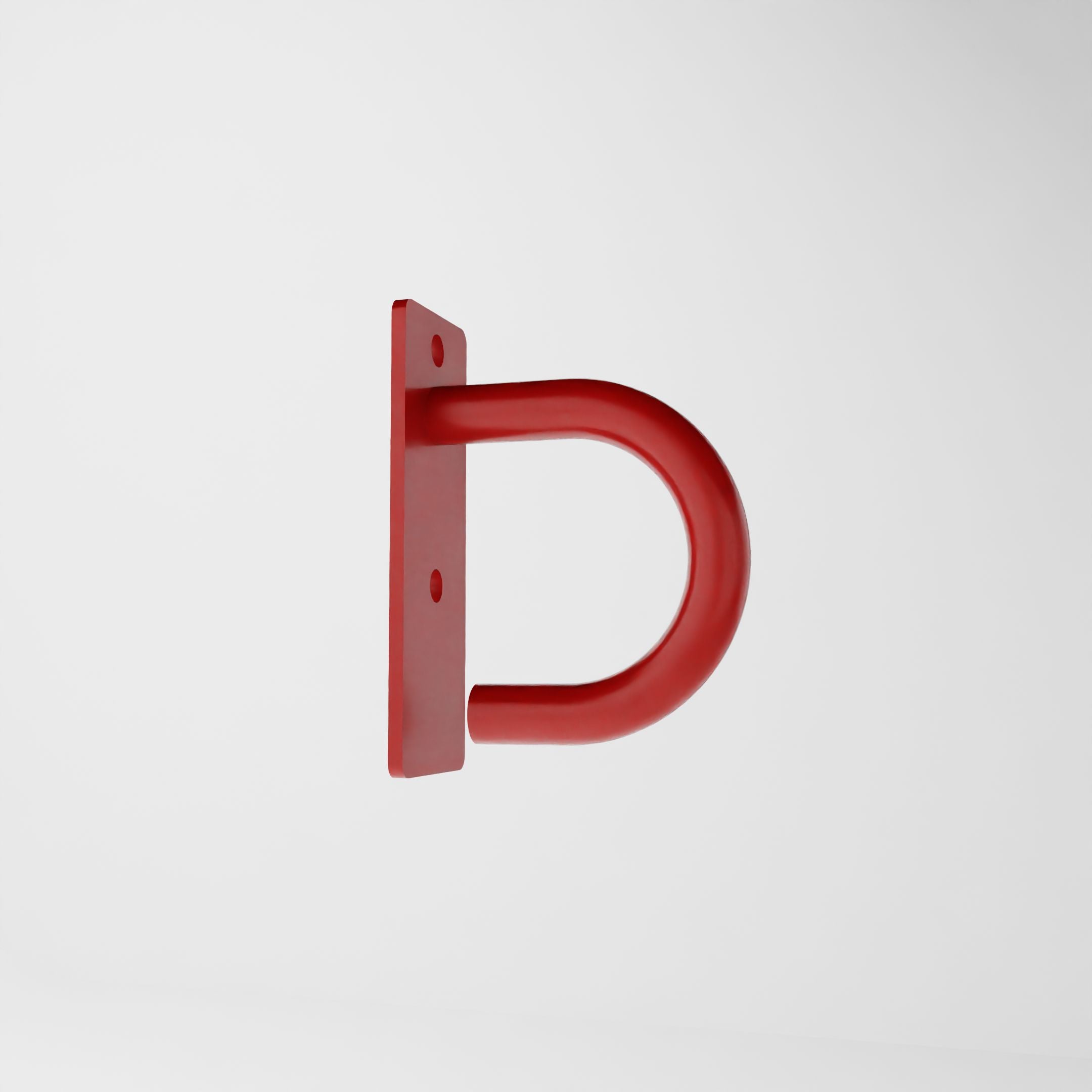red battle rope anchor for a 3x3 upright