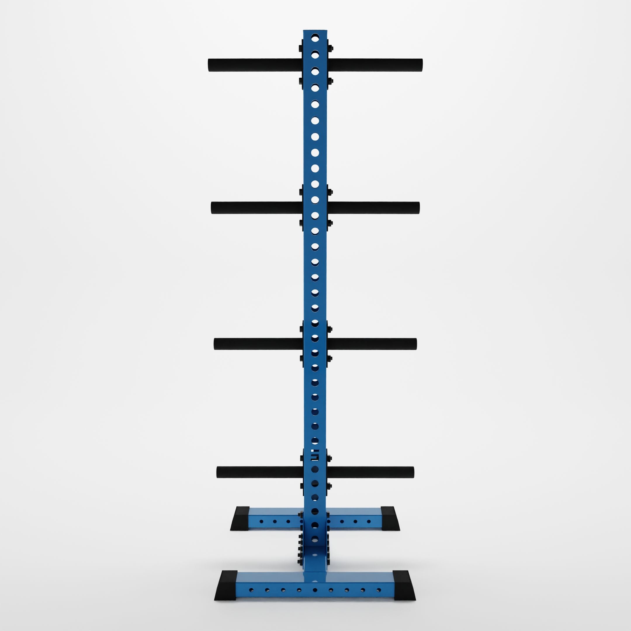 synergy blue delta 4-tier vertical weight plate tree