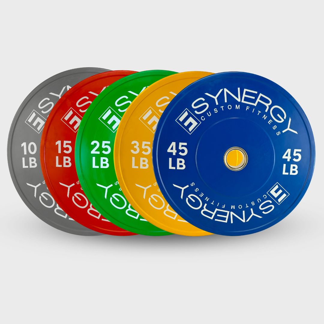 synergy custom fitness bumper plates