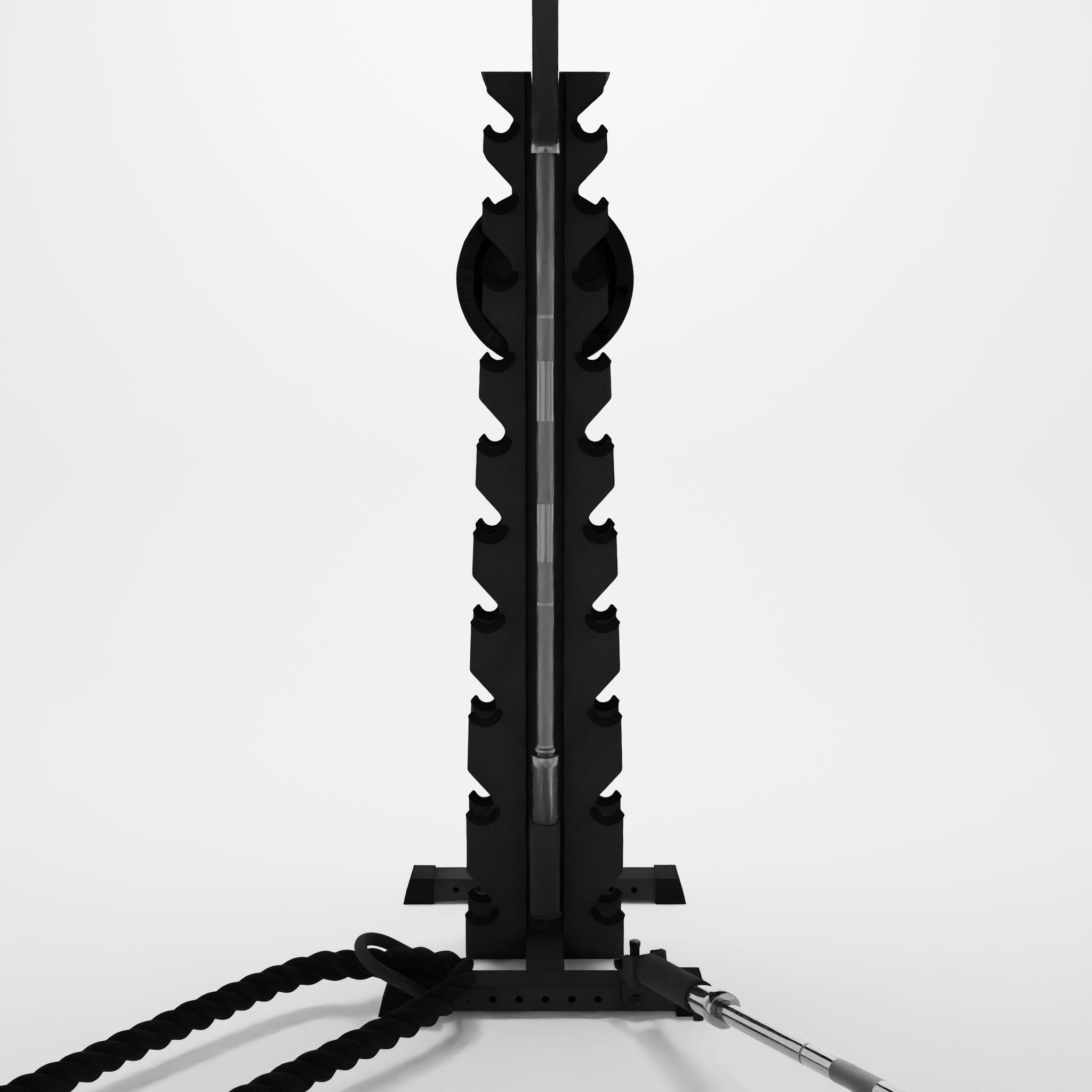 Delta 10-Tier Vertical Dumbbell Rack Bundle With Accessories