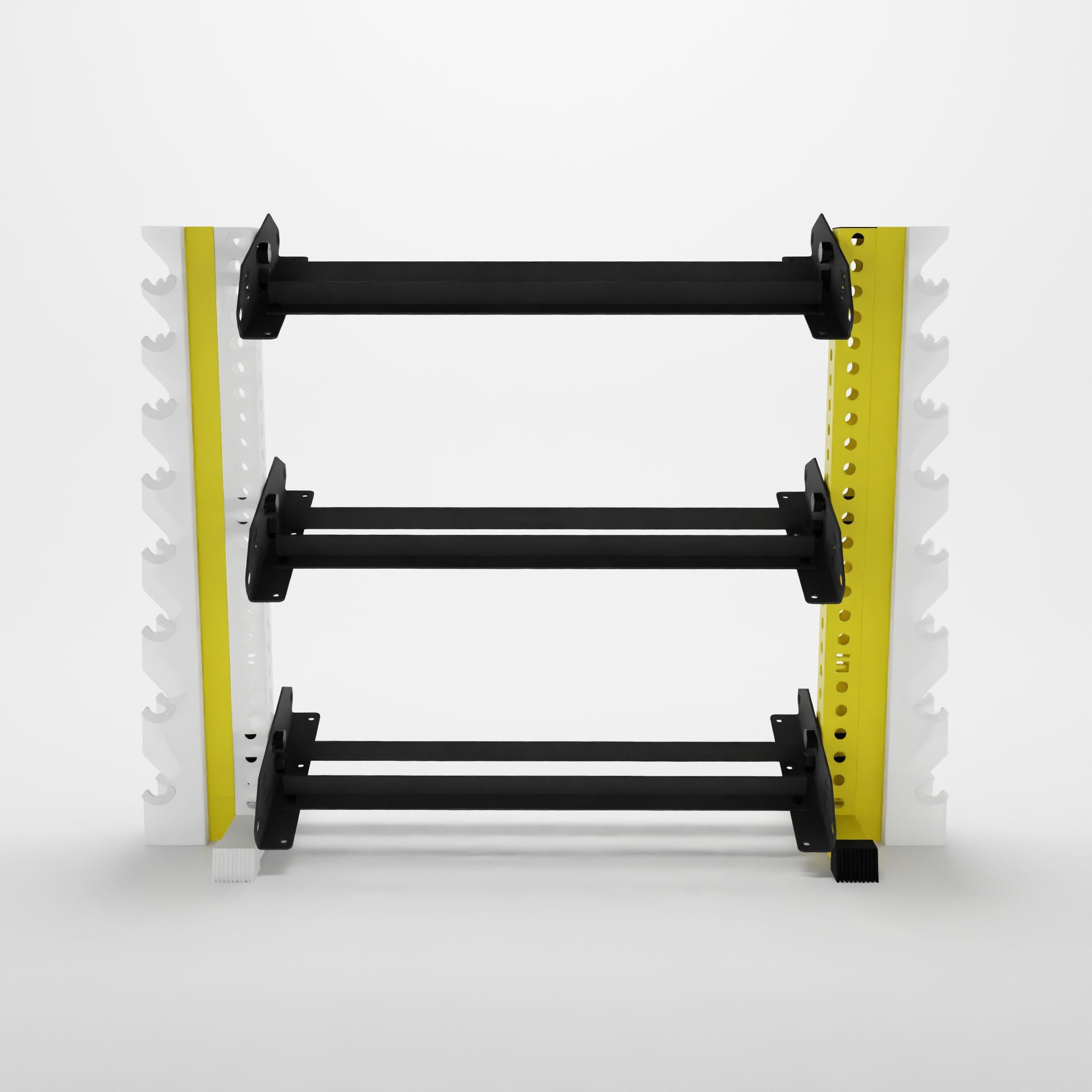 yellow 43-inch alpha vertical to horizontal rack expansion kit