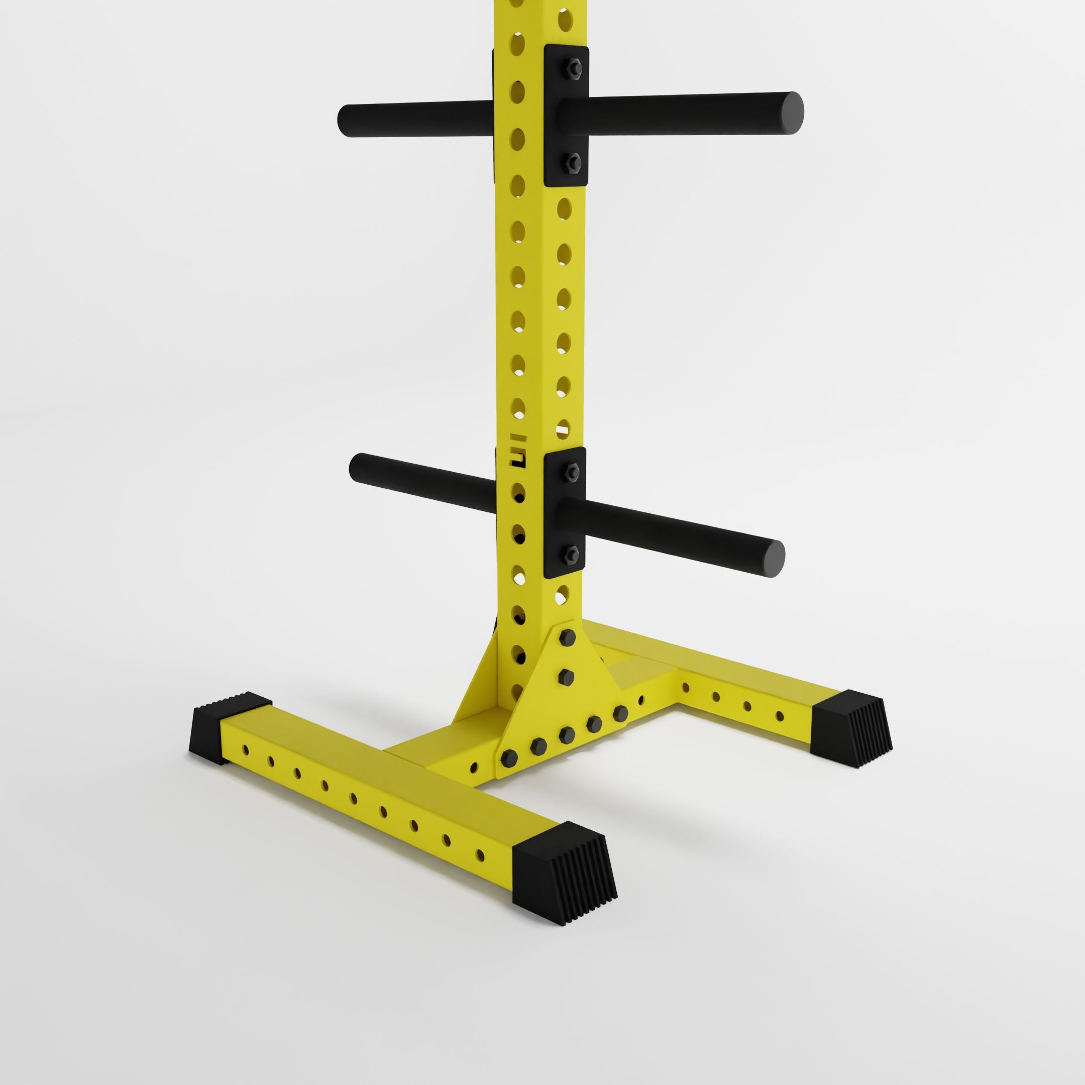 yellow delta 4-tier vertical weight plate tree base