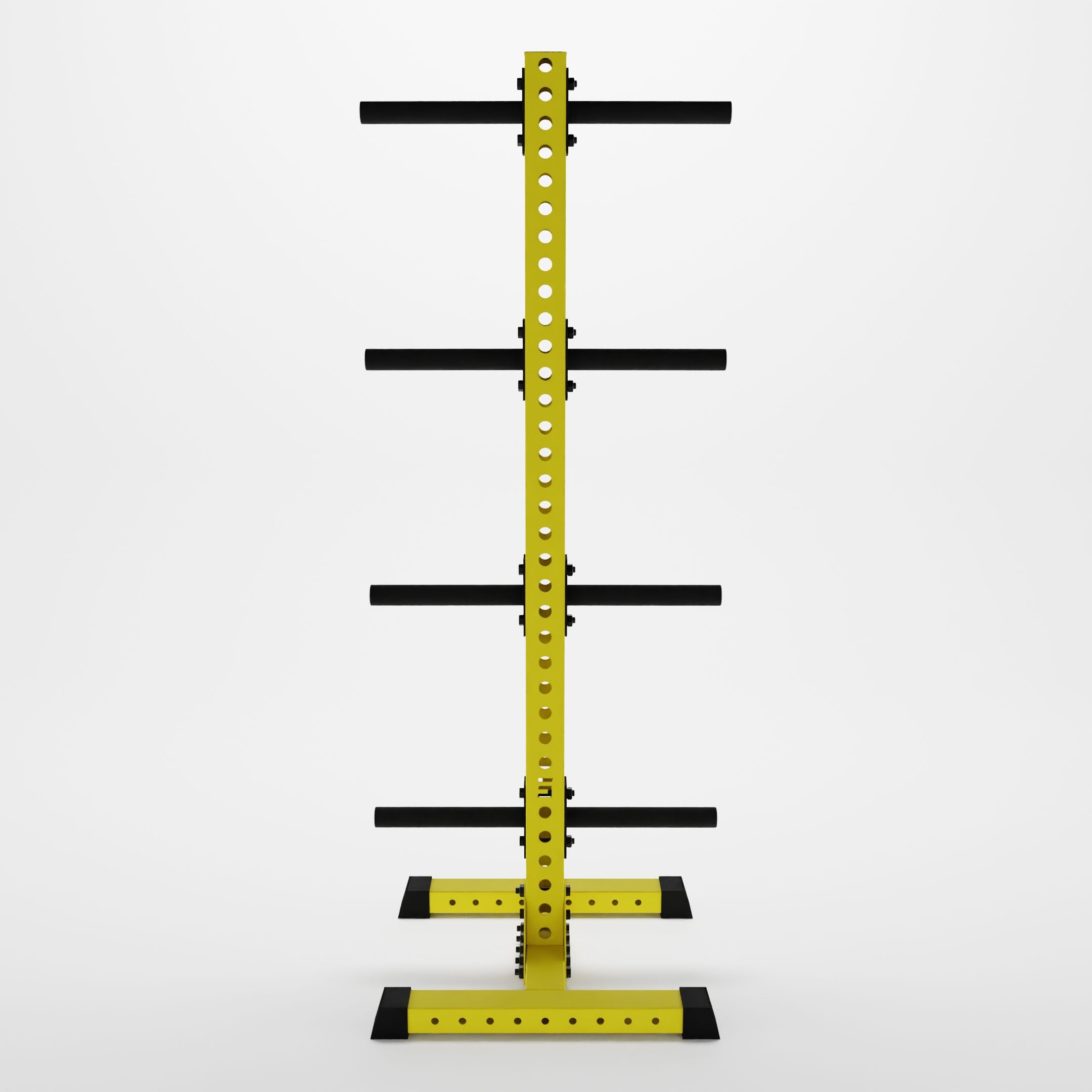 yellow delta 4-tier vertical weight plate tree