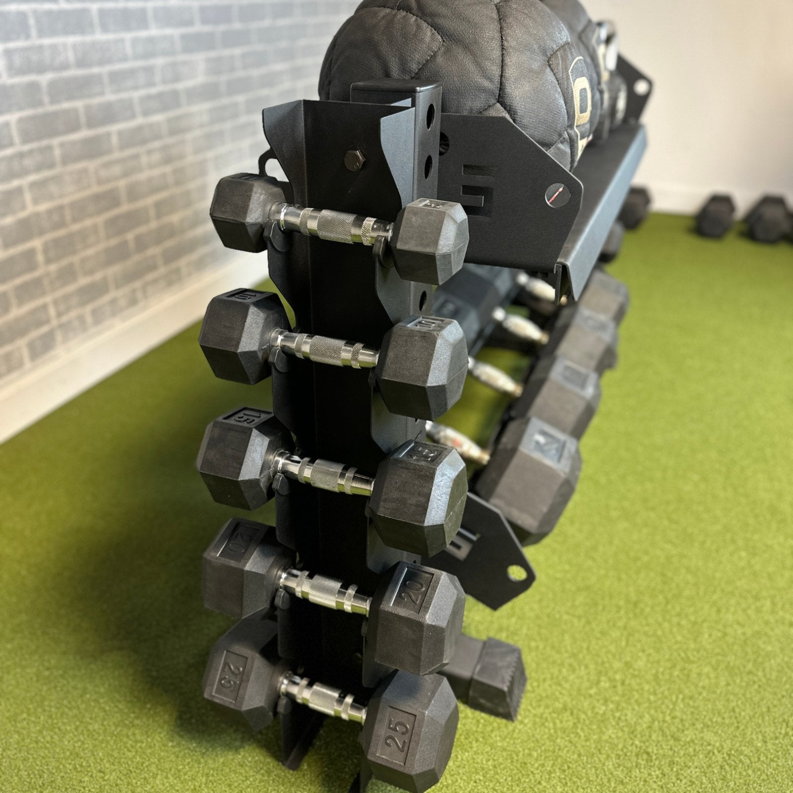Vertical Dumbbell Storage Add-on for Horizontal Rack - Synergy Custom Fitness