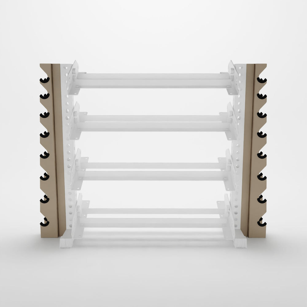 Military Weight Racks Alpha | Vertical Dumbbell Storage Add-on for Horizontal Rack