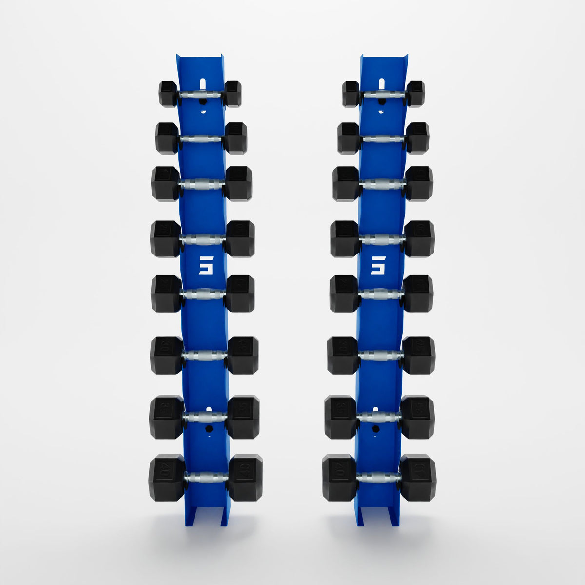 Alpha | 8-Tier Vertical Dumbbell Storage Wall/Rack Mount
