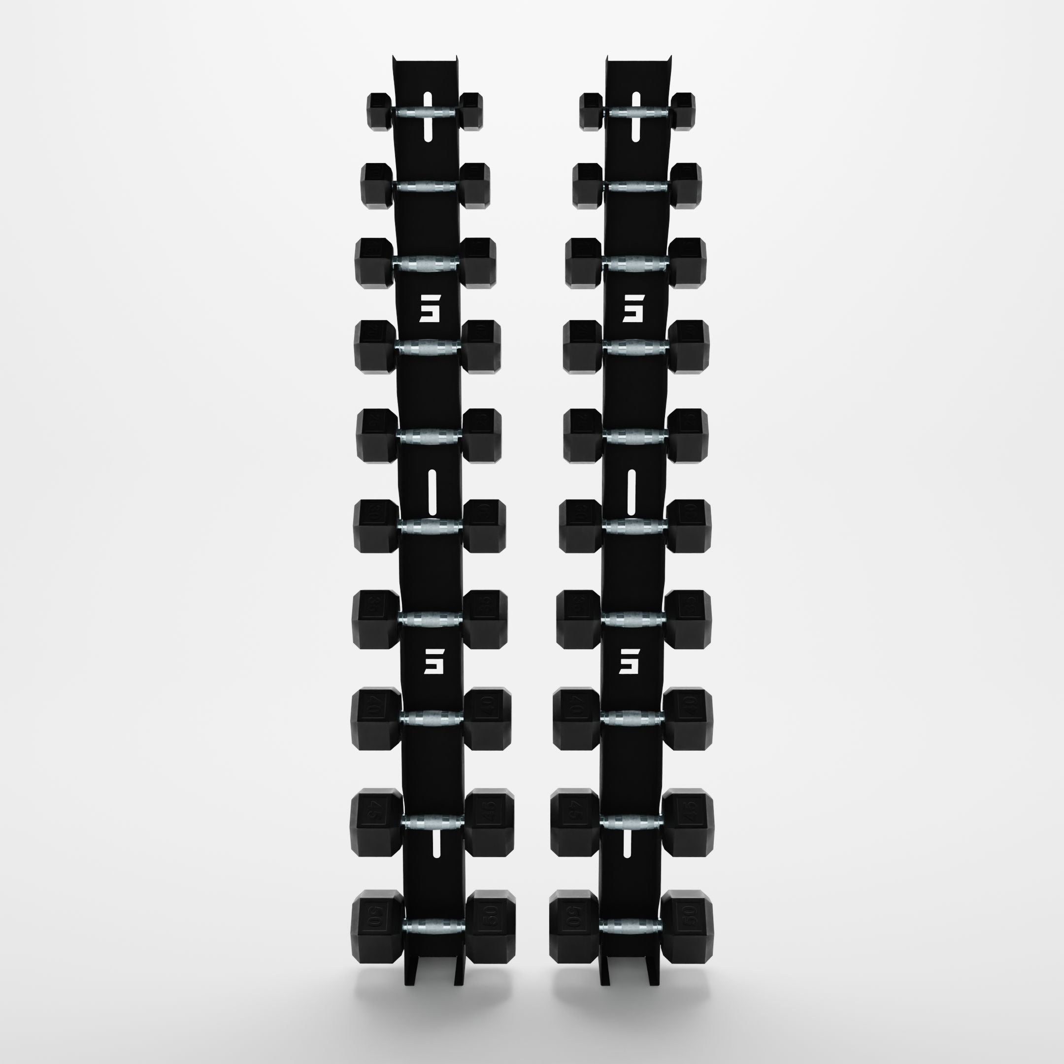 Delta | 10-Tier Vertical Dumbbell Storage Wall/Rack Mount