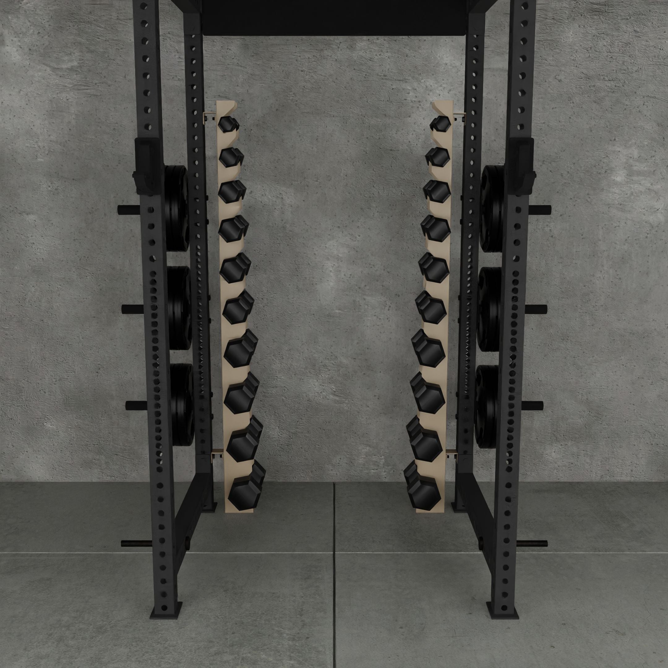 Delta | 10-Tier Vertical Dumbbell Storage Wall/Rack Mount
