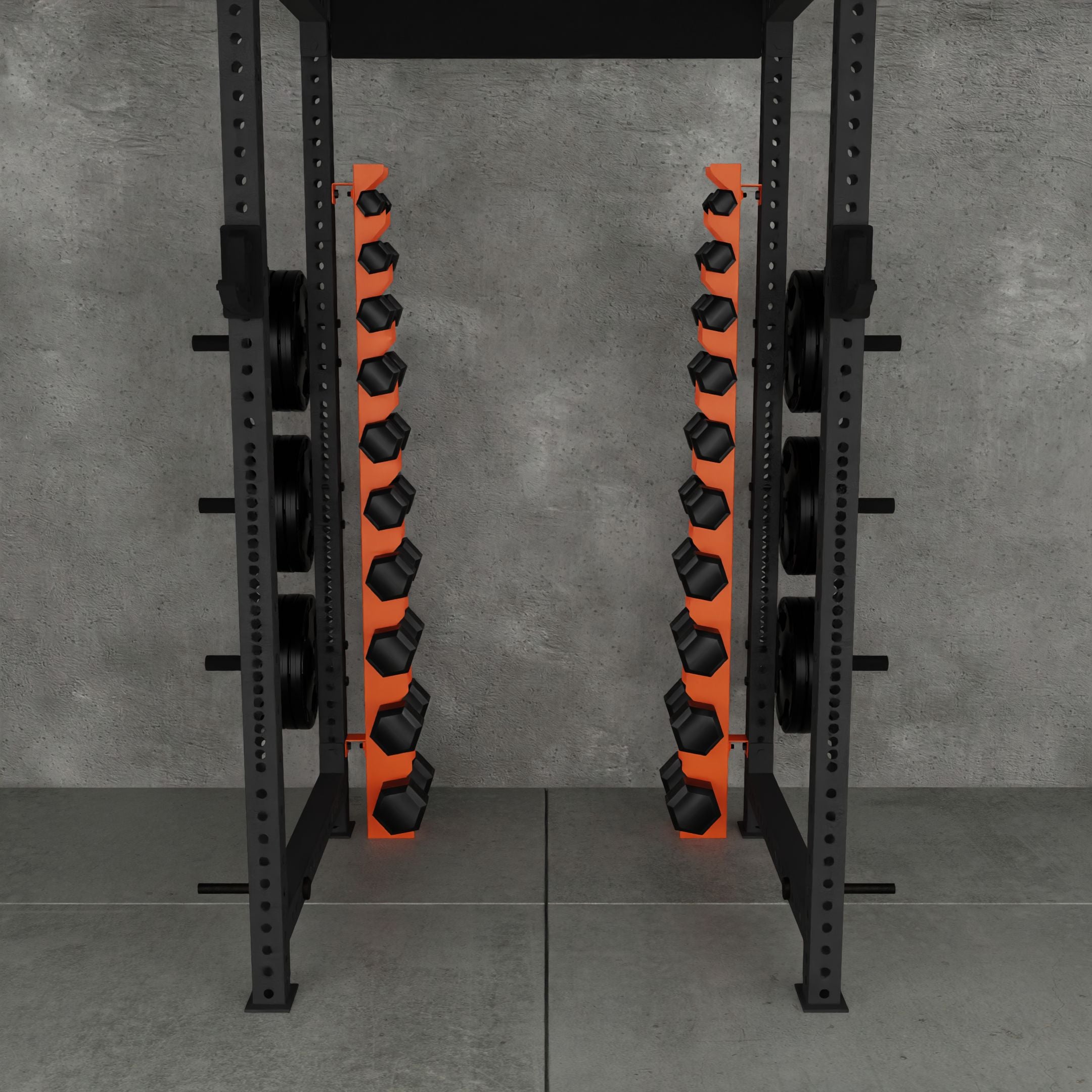 Delta | 10-Tier Vertical Dumbbell Storage Wall/Rack Mount