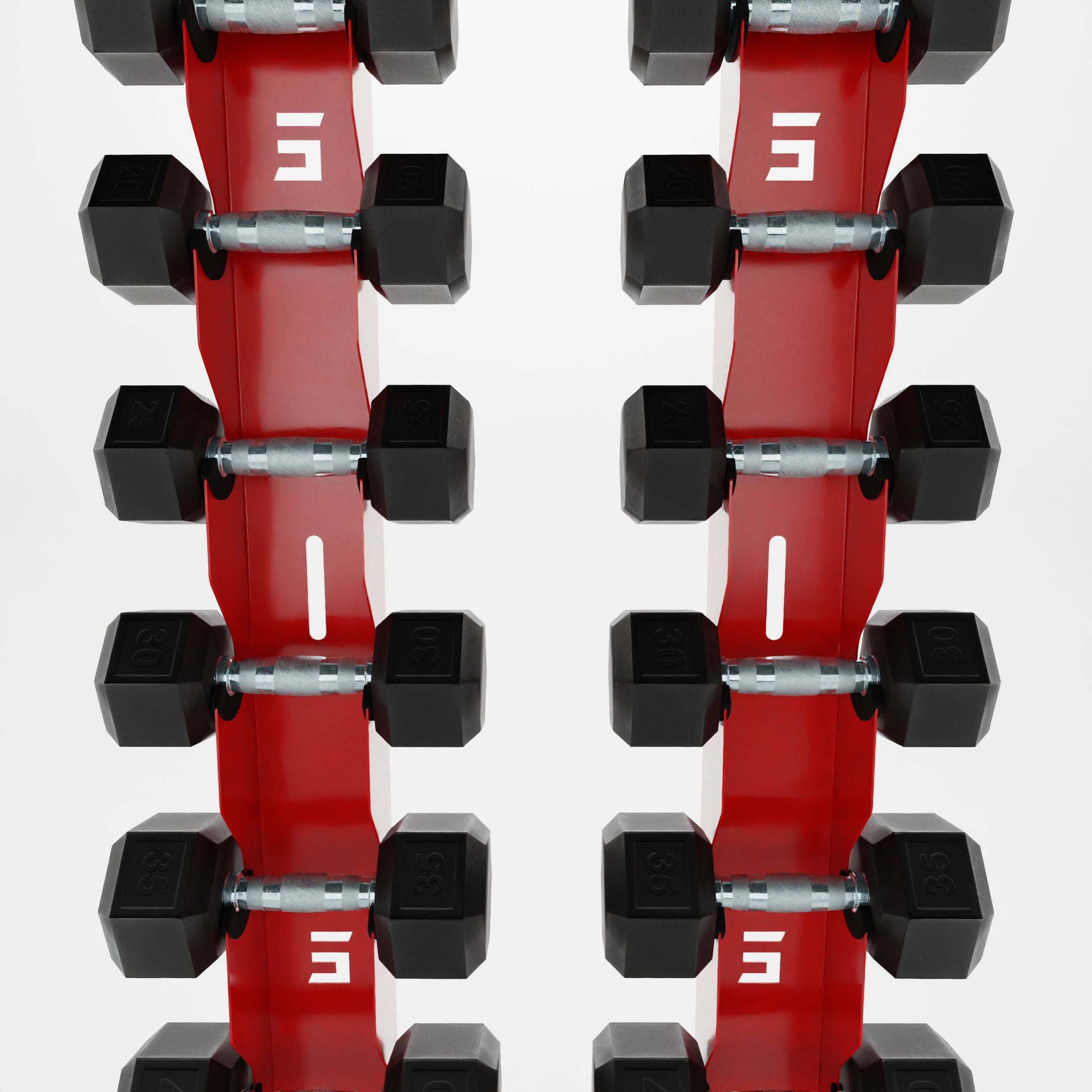 Delta | 10-Tier Vertical Dumbbell Storage Wall/Rack Mount