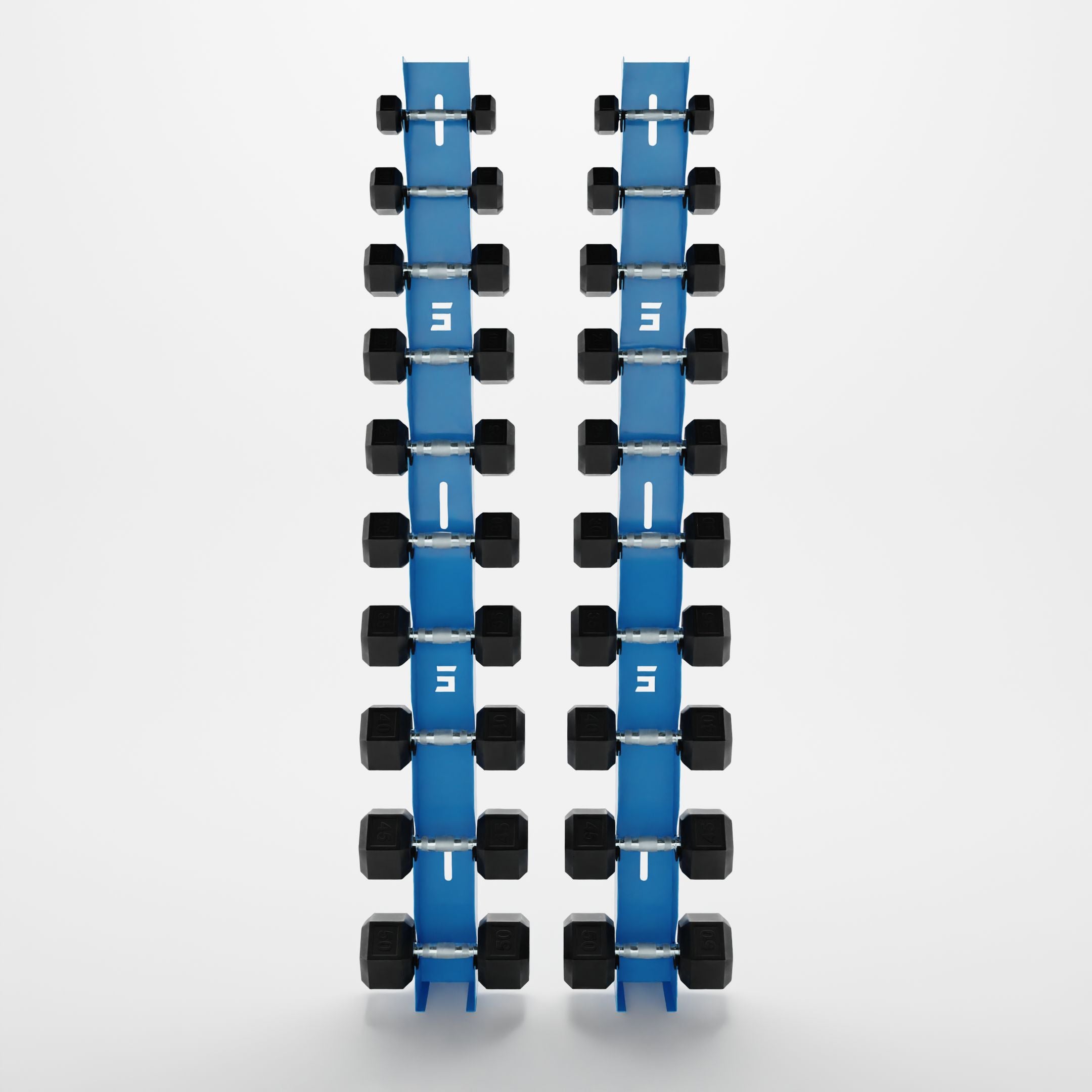 Delta | 10-Tier Vertical Dumbbell Storage Wall/Rack Mount