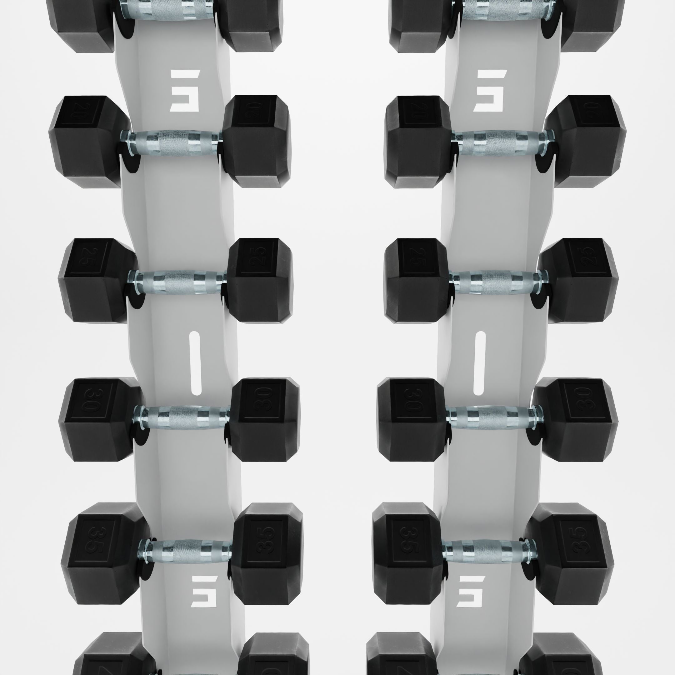 Delta | 10-Tier Vertical Dumbbell Storage Wall/Rack Mount
