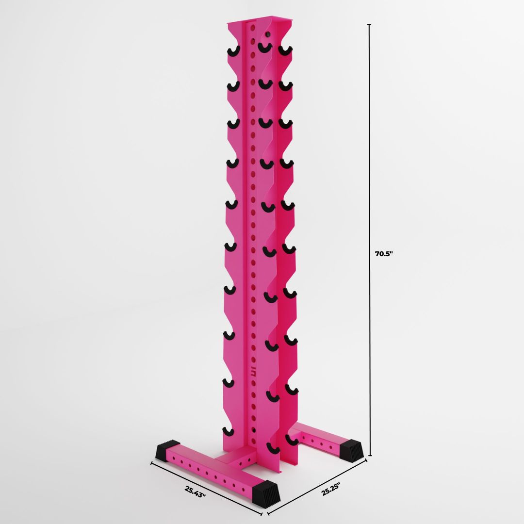 Delta | 10-Tier Vertical Dumbbell Storage Rack