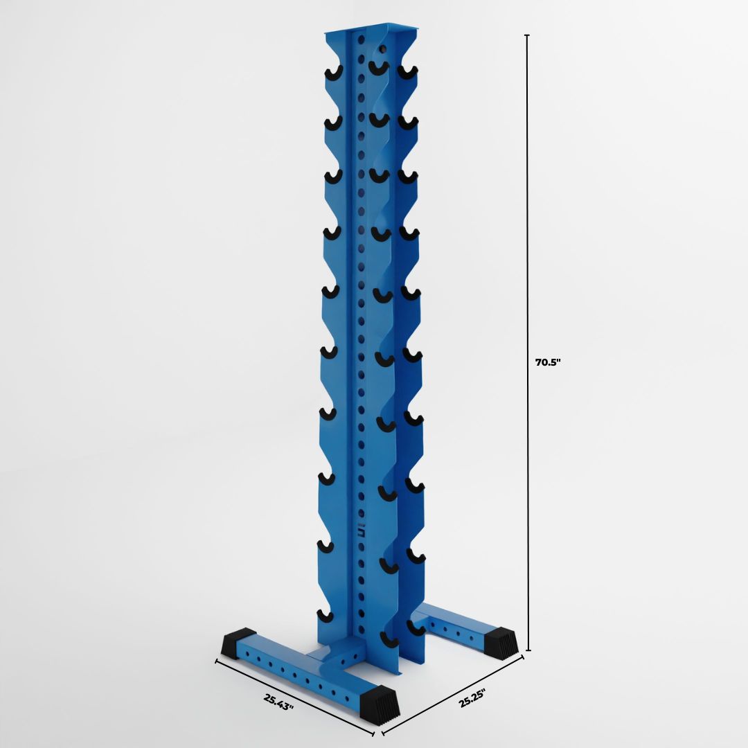 Delta | 10-Tier Vertical Dumbbell Storage Rack