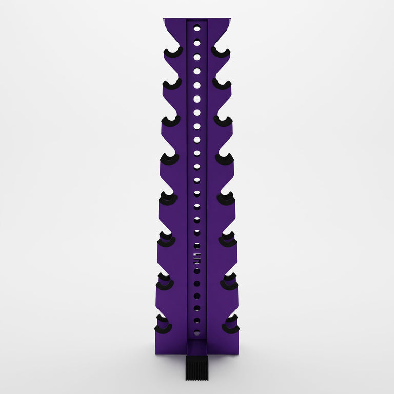 Alpha | 8-Tier Vertical Dumbbell Storage Rack