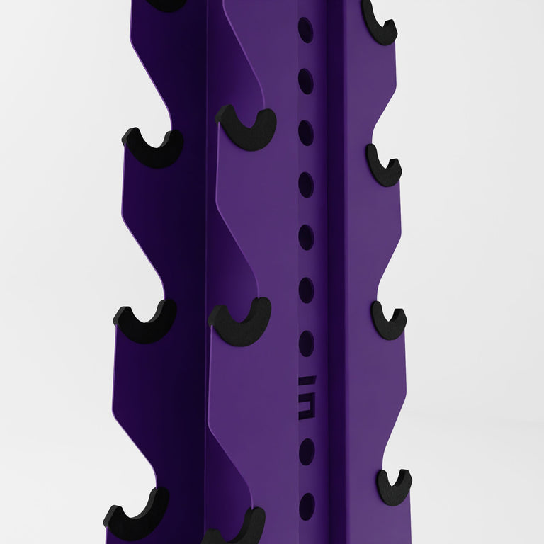 Alpha | 8-Tier Vertical Dumbbell Storage Rack