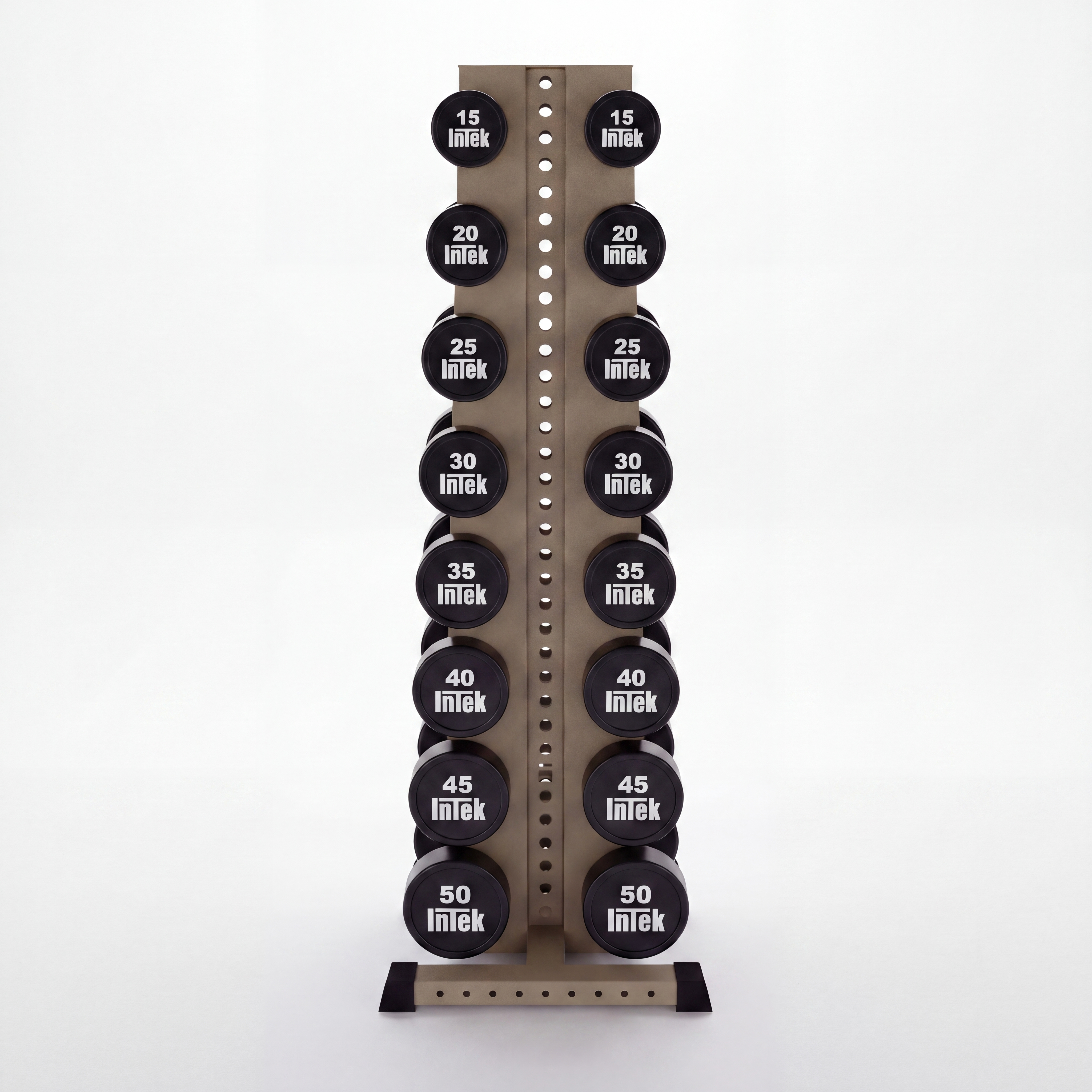 military tan delta elite 8-tier vertical dumbbell storage rack