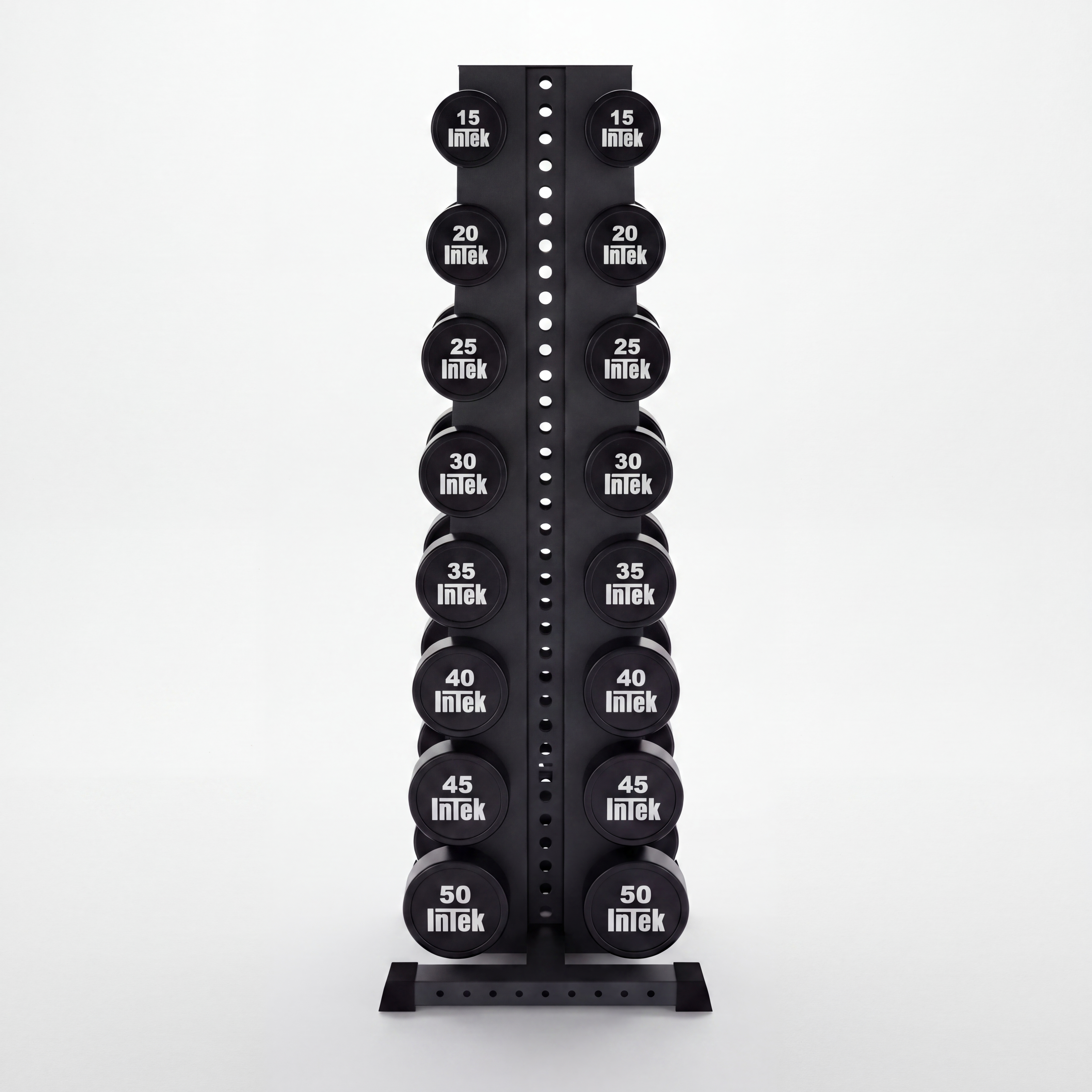 grey delta elite 8-tier vertical dumbbell storage rack
