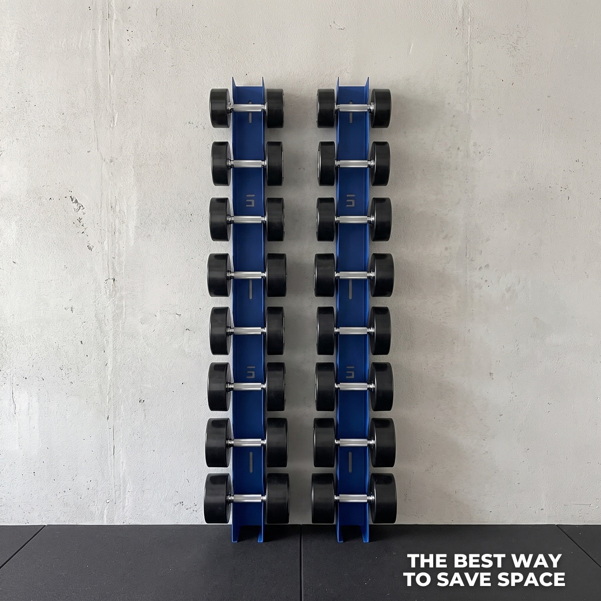 Delta Elite wall mount pair saving floor space
