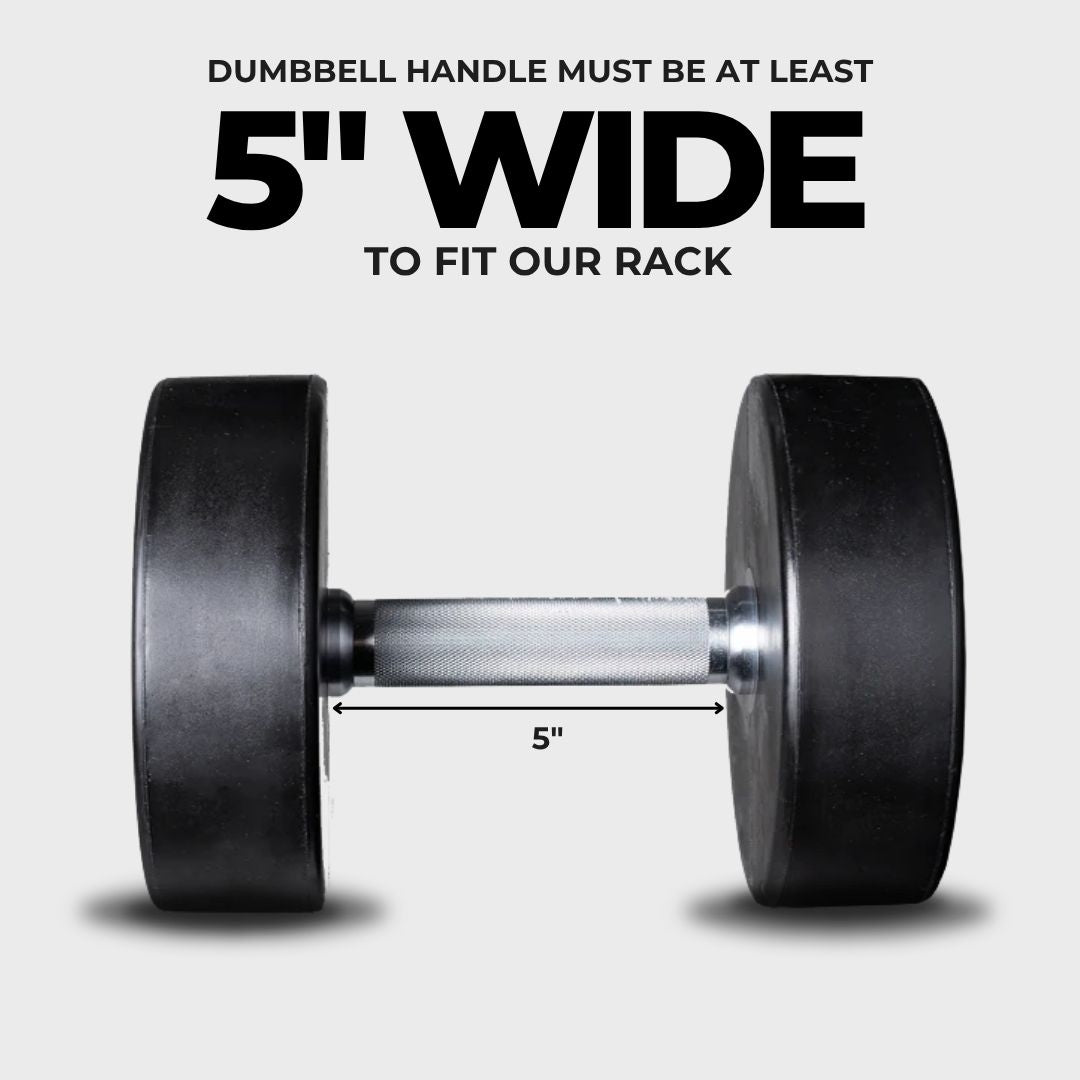 Delta Elite | 8-Tier Vertical Dumbbell Storage Rack