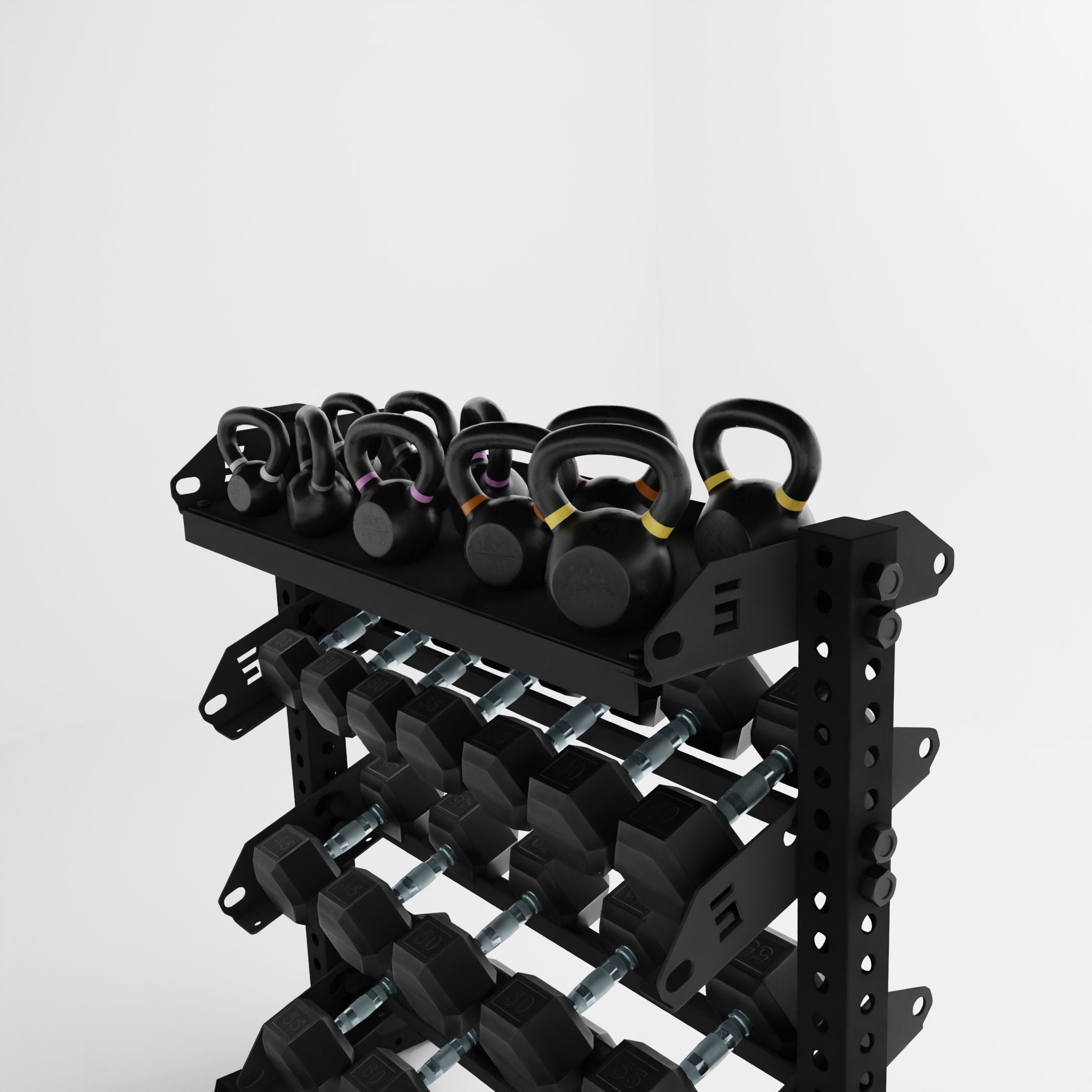 Flat Shelf Add-on For Kettlebells and Dumbbells