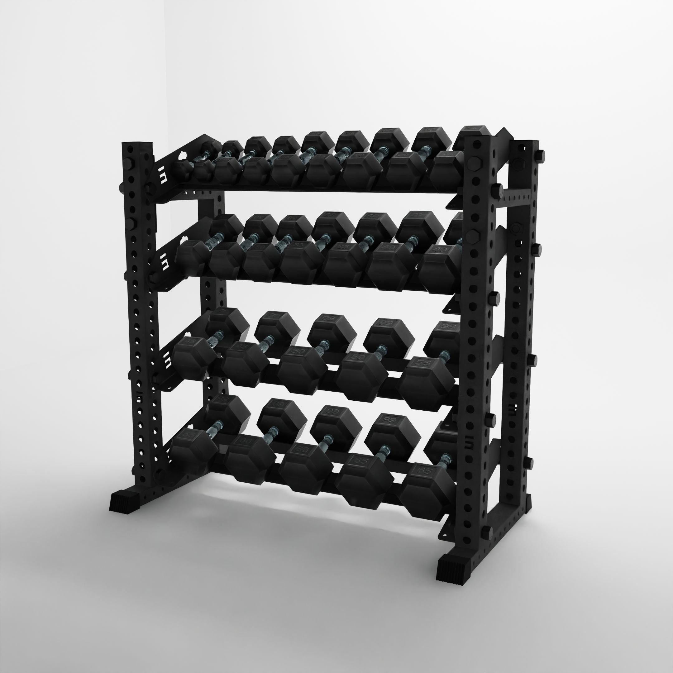 Alpha | 4-Tier Horizontal Rack | Double-Post