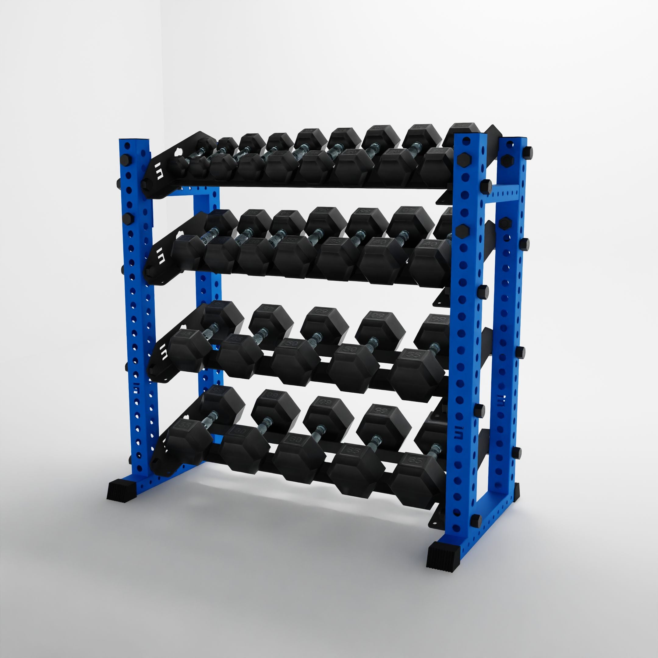 Alpha | 4-Tier Horizontal Rack | Double-Post
