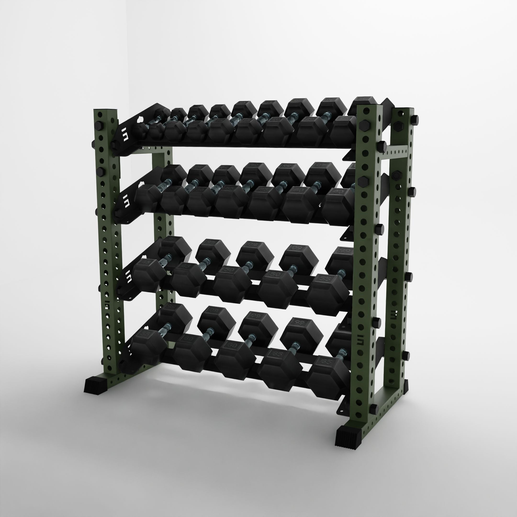 Alpha | 4-Tier Horizontal Rack | Double-Post