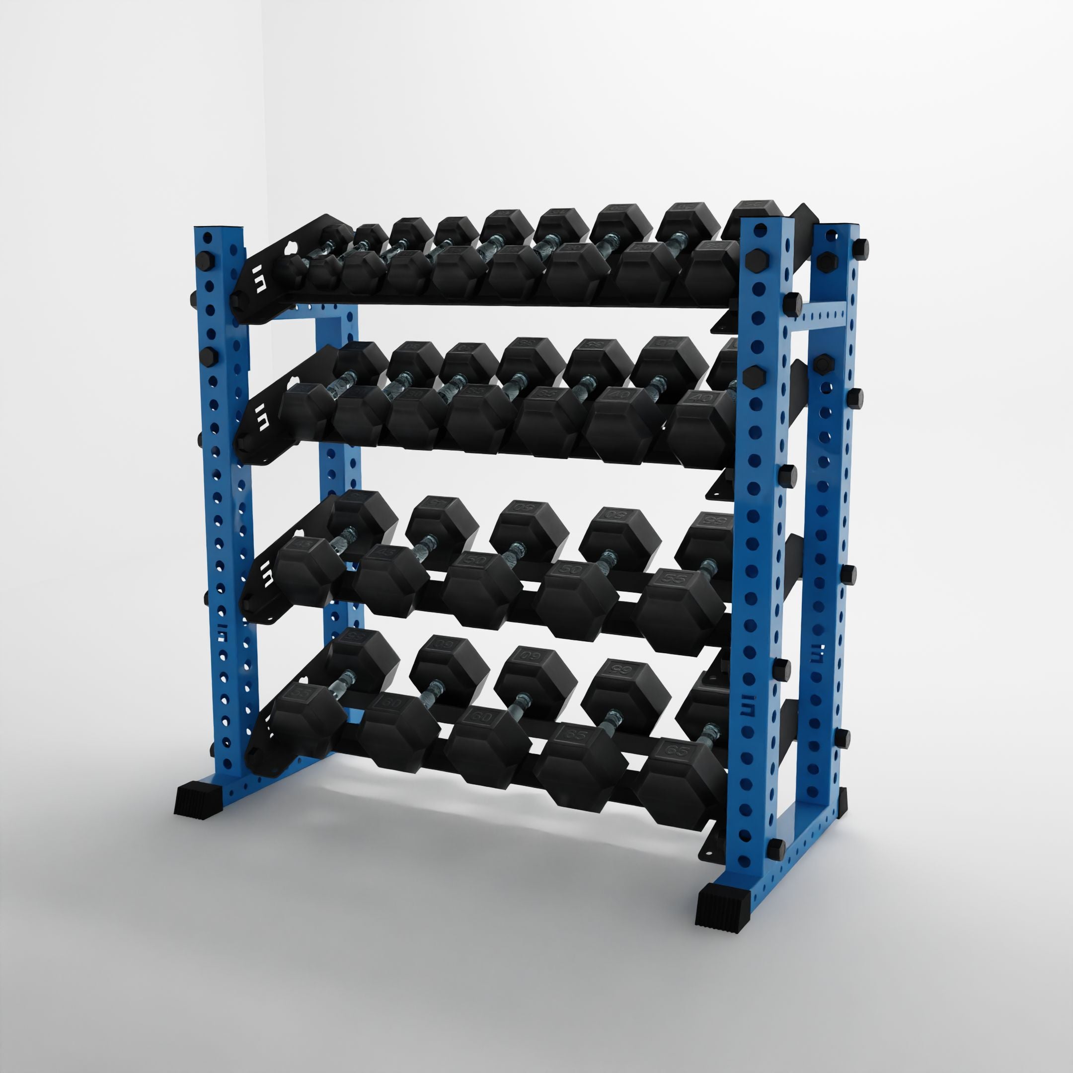 Alpha | 4-Tier Horizontal Rack | Double-Post