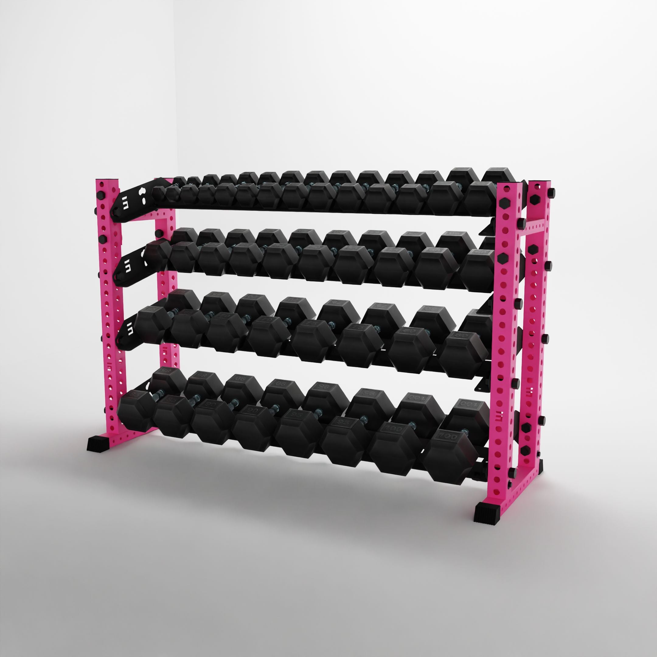 Alpha | 4-Tier Horizontal Rack | Double-Post