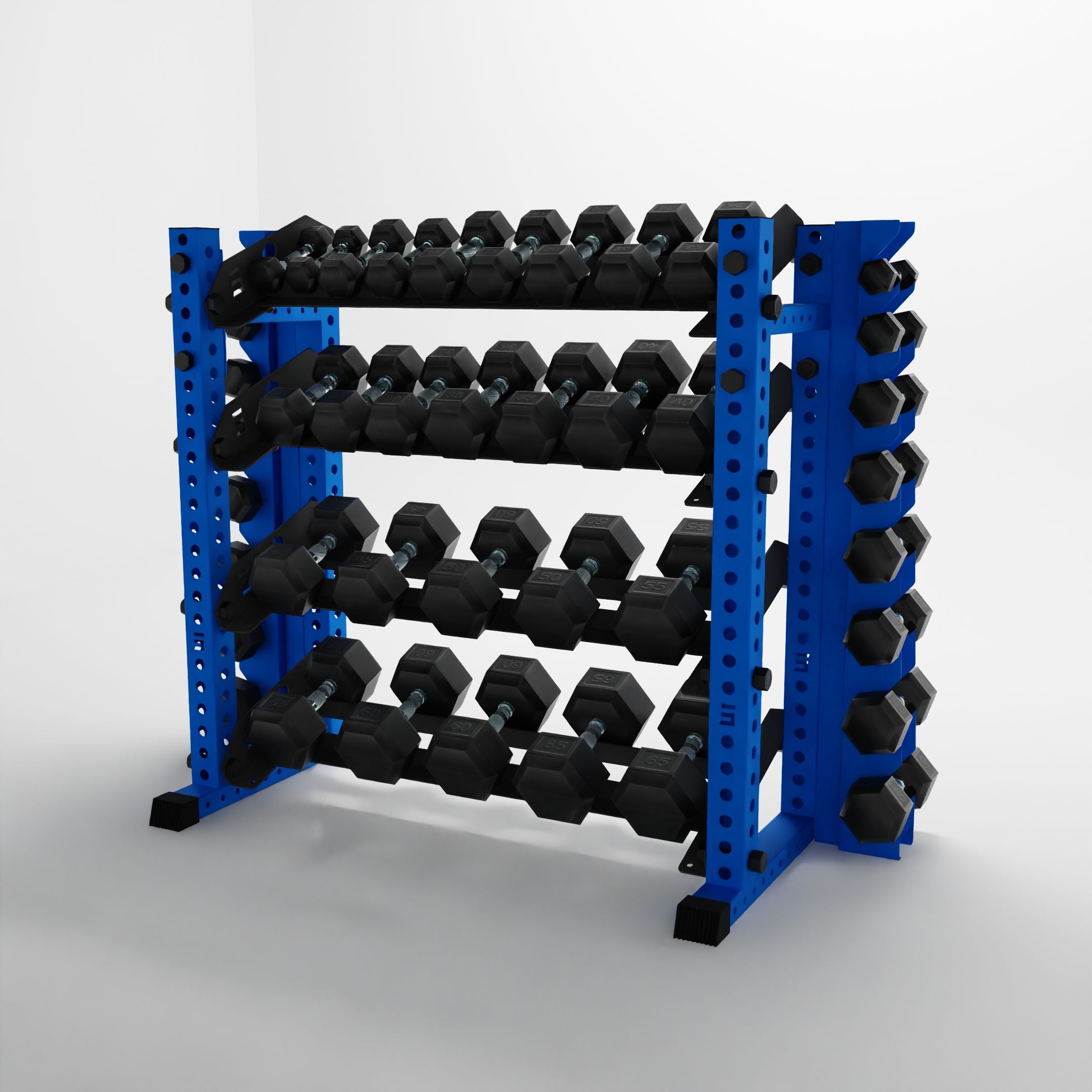 Alpha | 4-Tier Horizontal Rack | Double-Post
