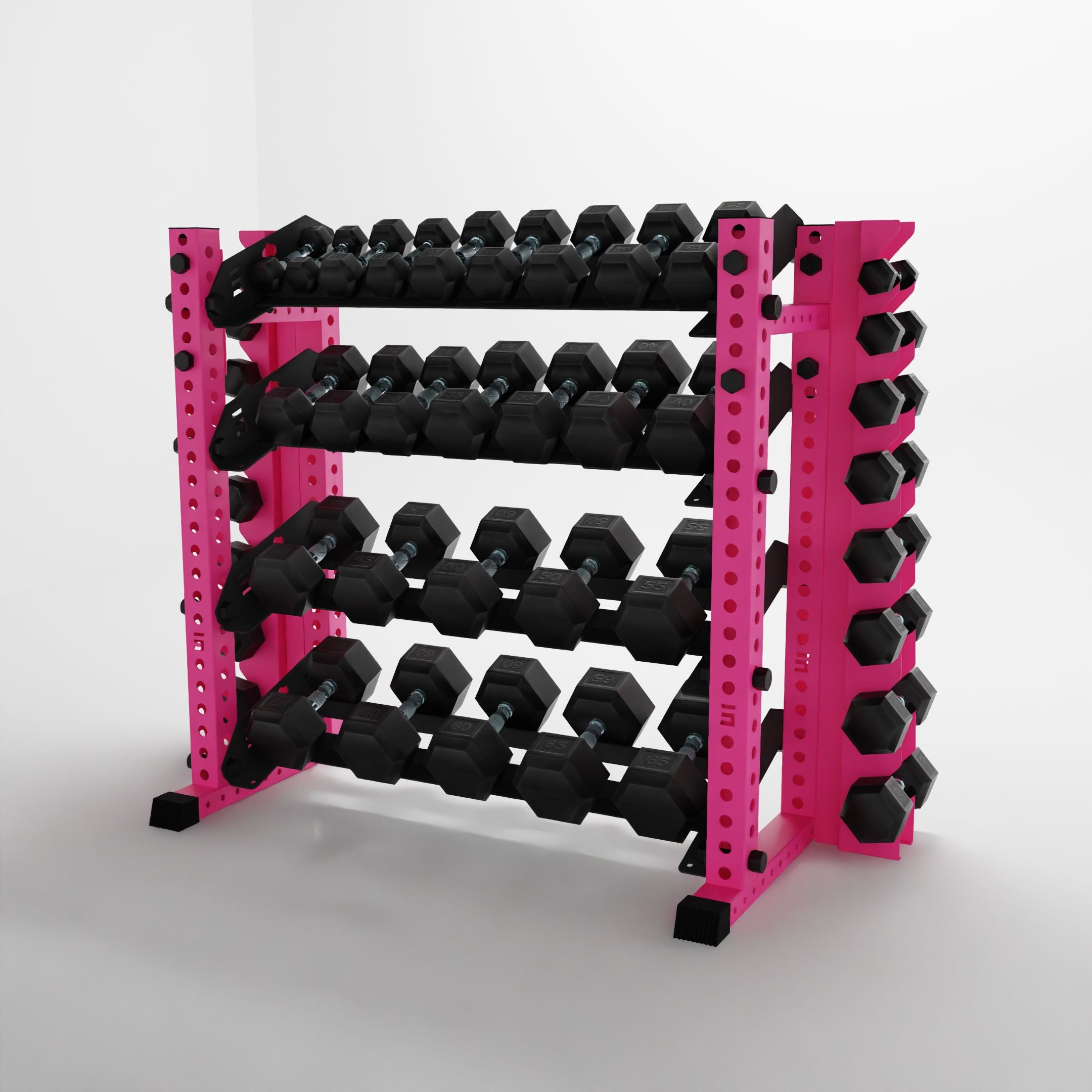 Alpha | 4-Tier Horizontal Rack | Double-Post