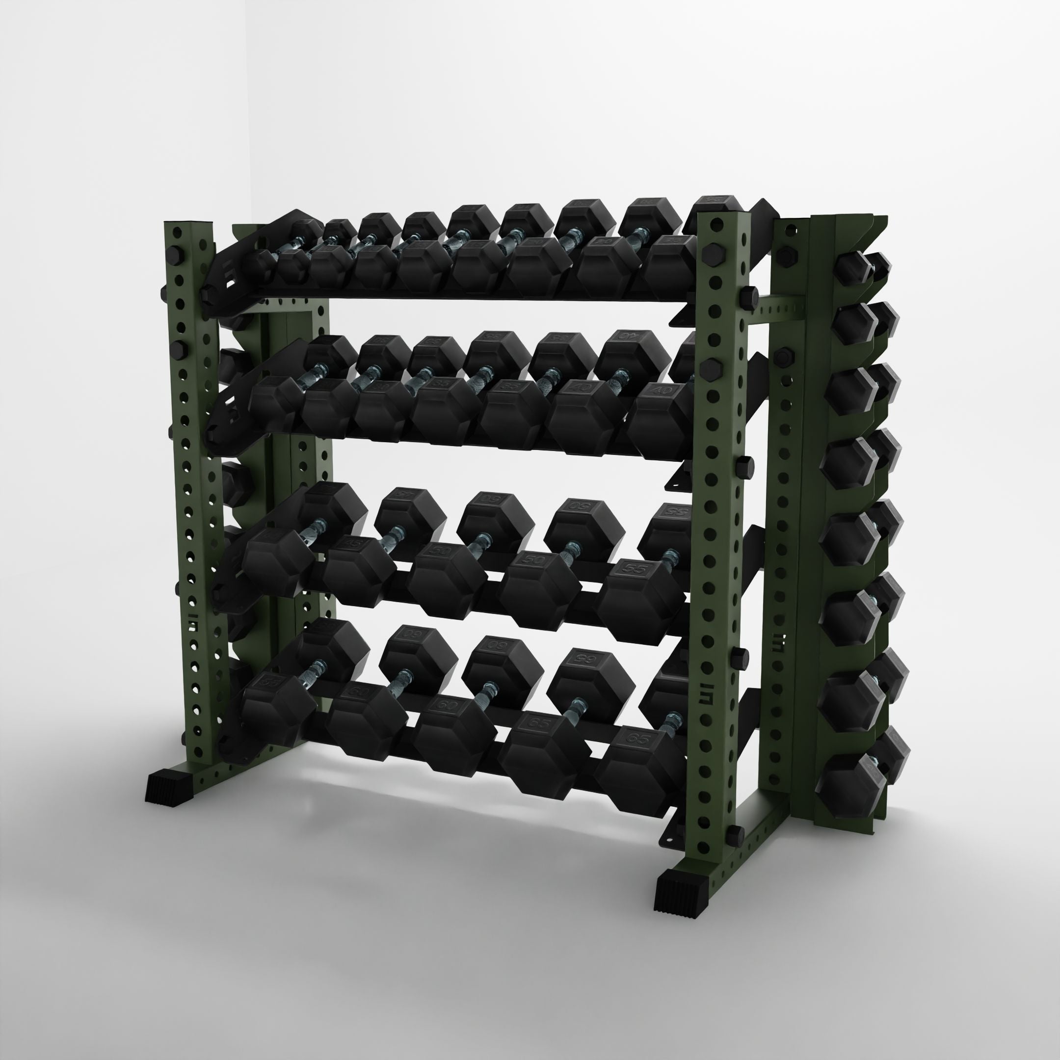 Alpha | 4-Tier Horizontal Rack | Double-Post