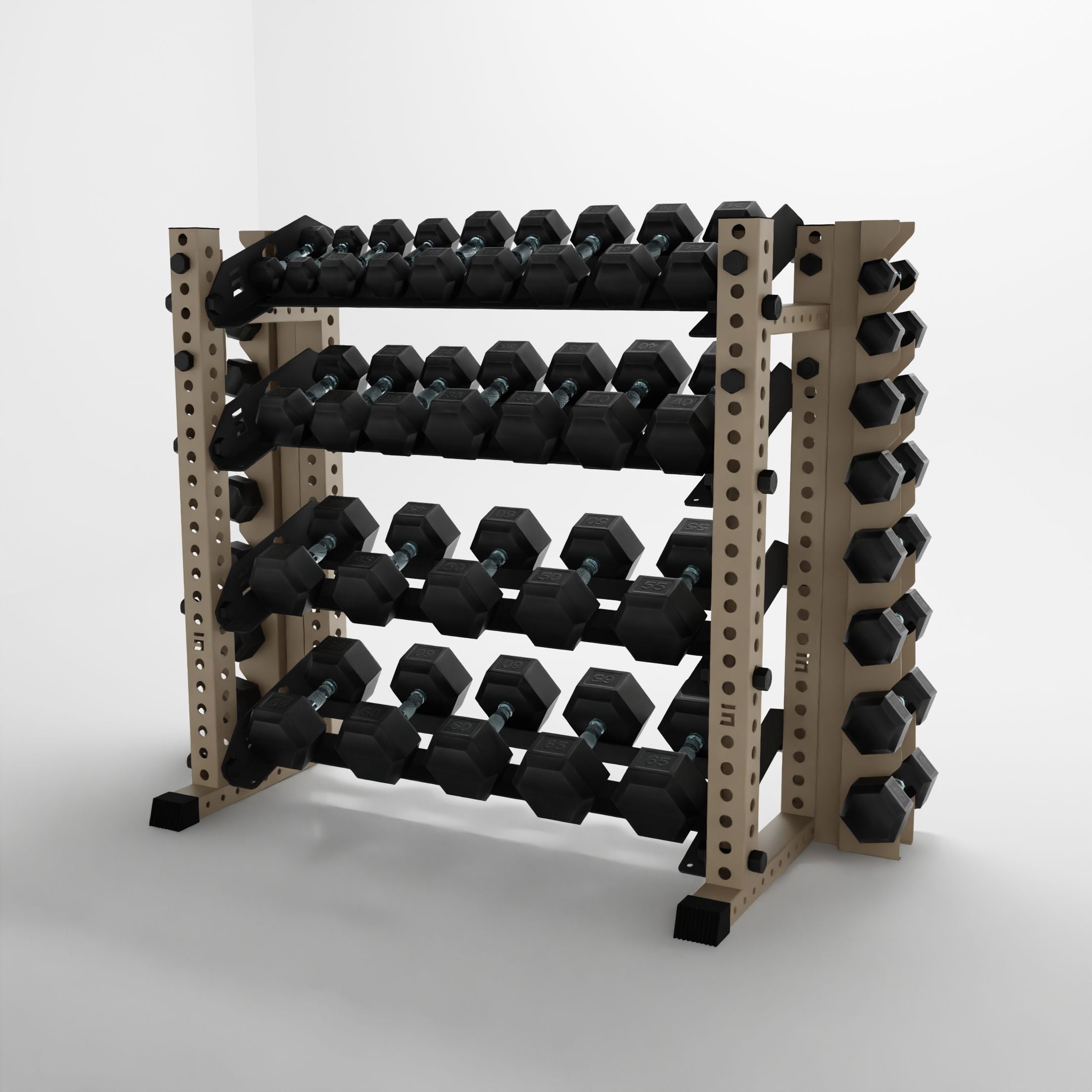 Alpha | 4-Tier Horizontal Rack | Double-Post