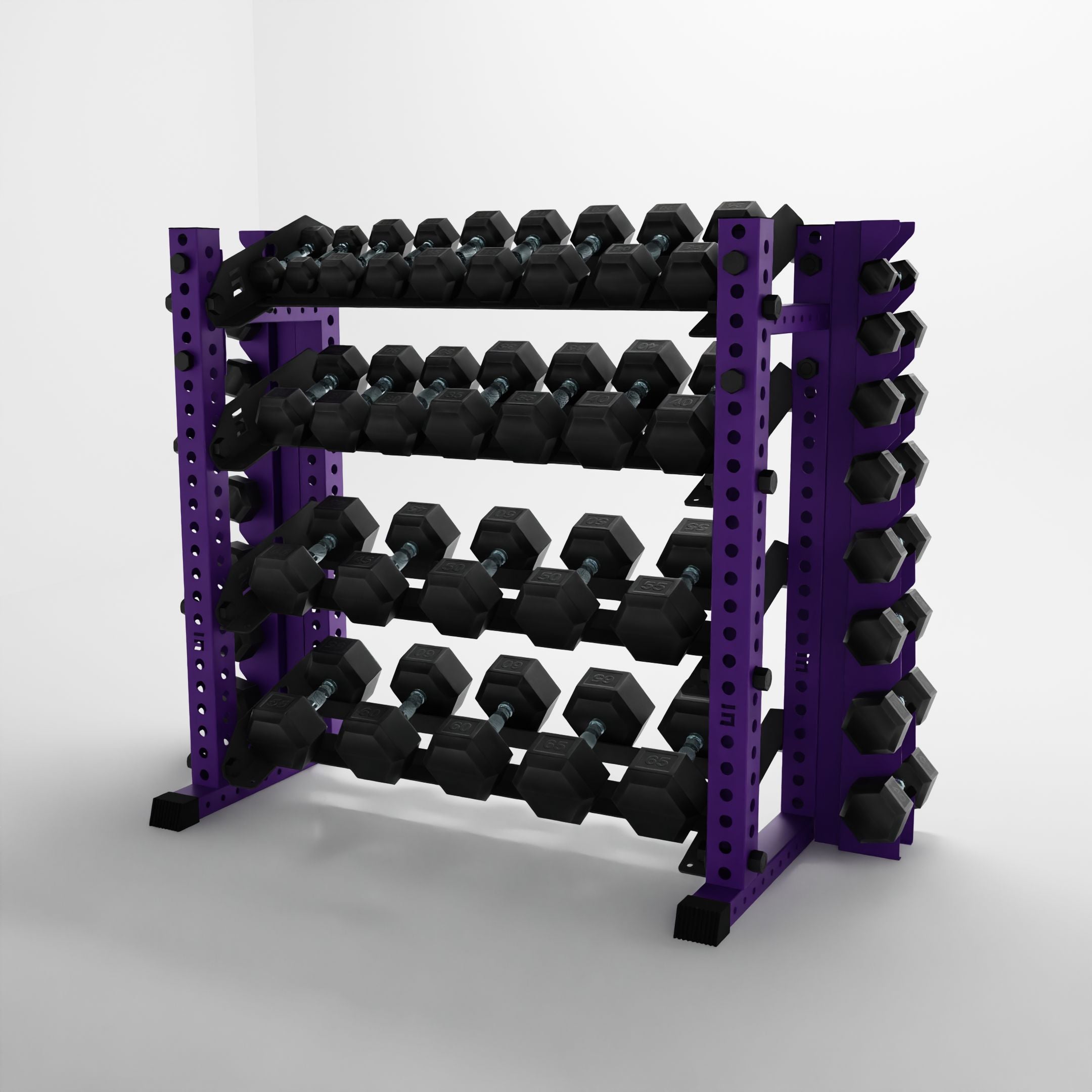 Alpha | 4-Tier Horizontal Rack | Double-Post