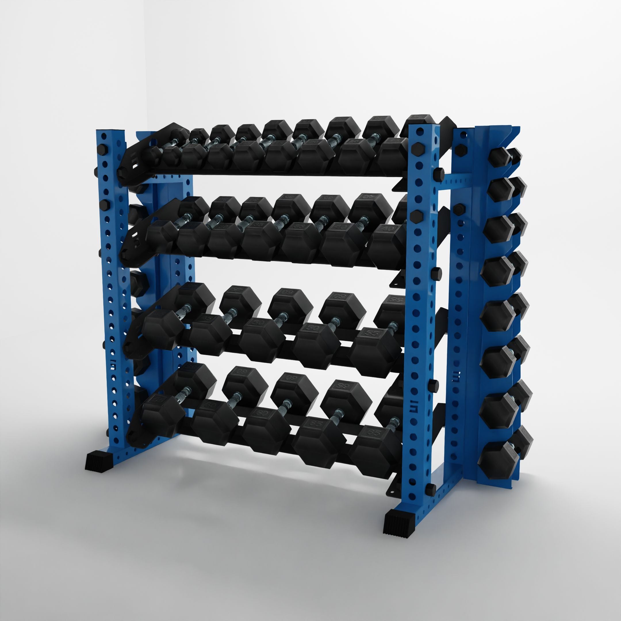 Alpha | 4-Tier Horizontal Rack | Double-Post
