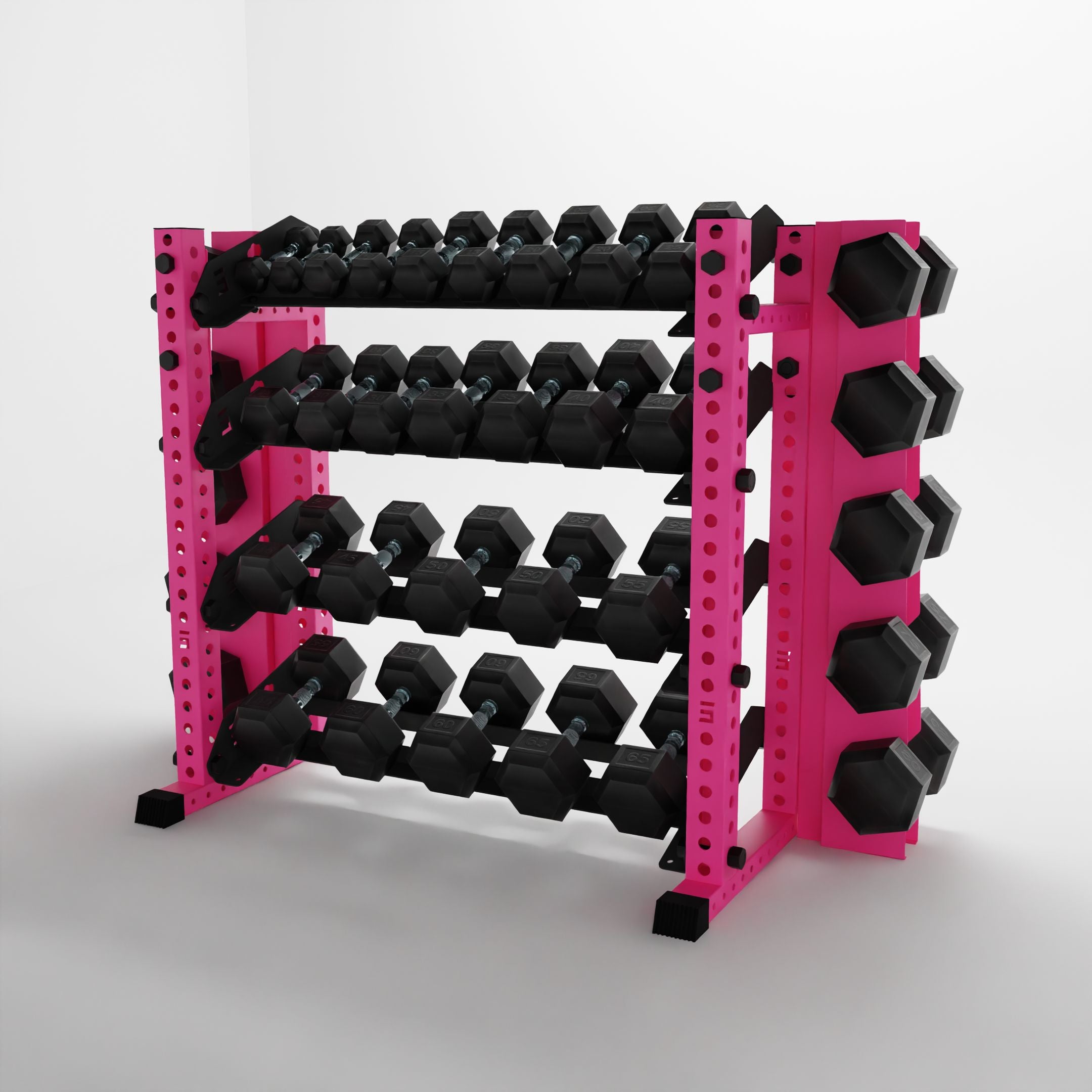Alpha | 4-Tier Horizontal Rack | Double-Post