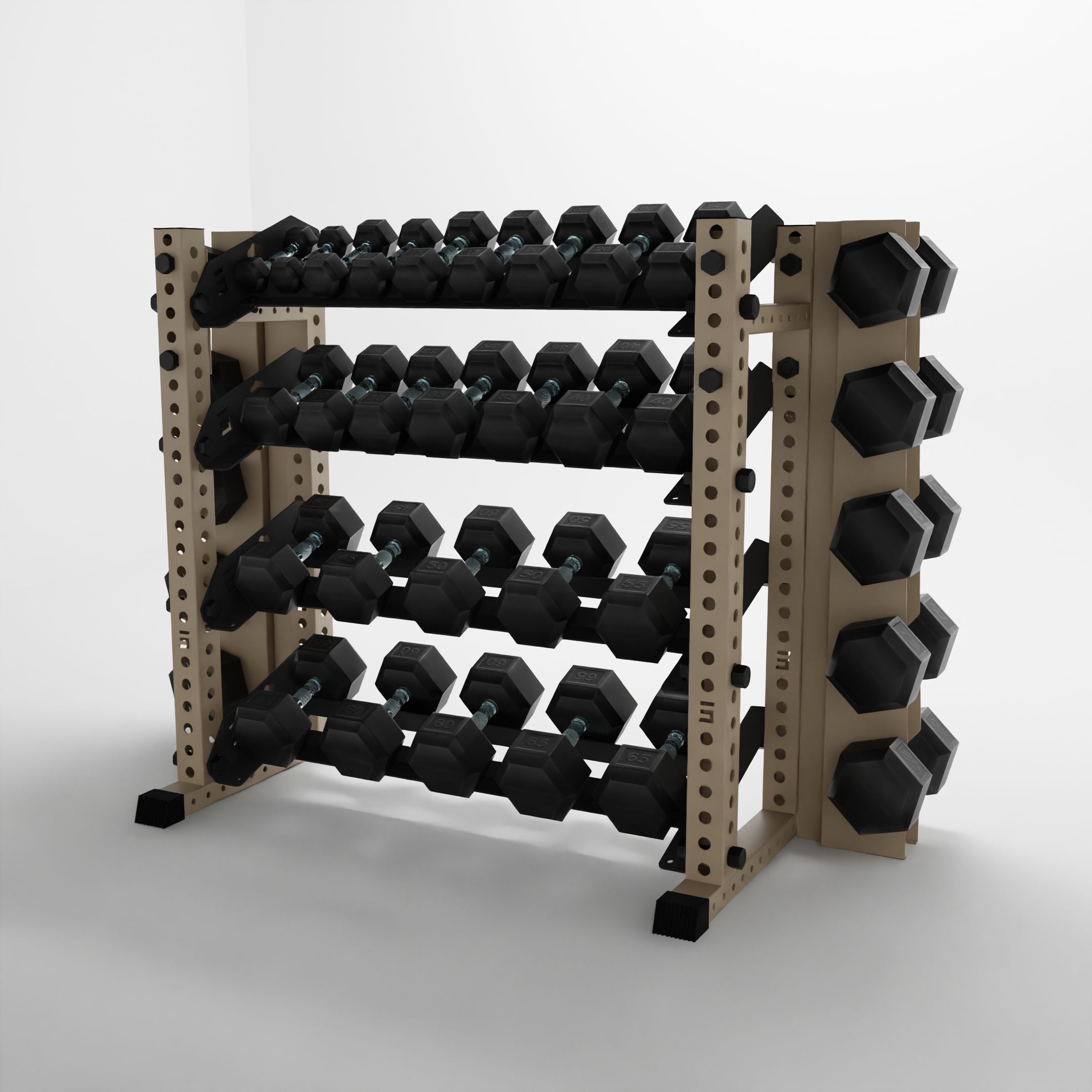 Alpha | 4-Tier Horizontal Rack | Double-Post