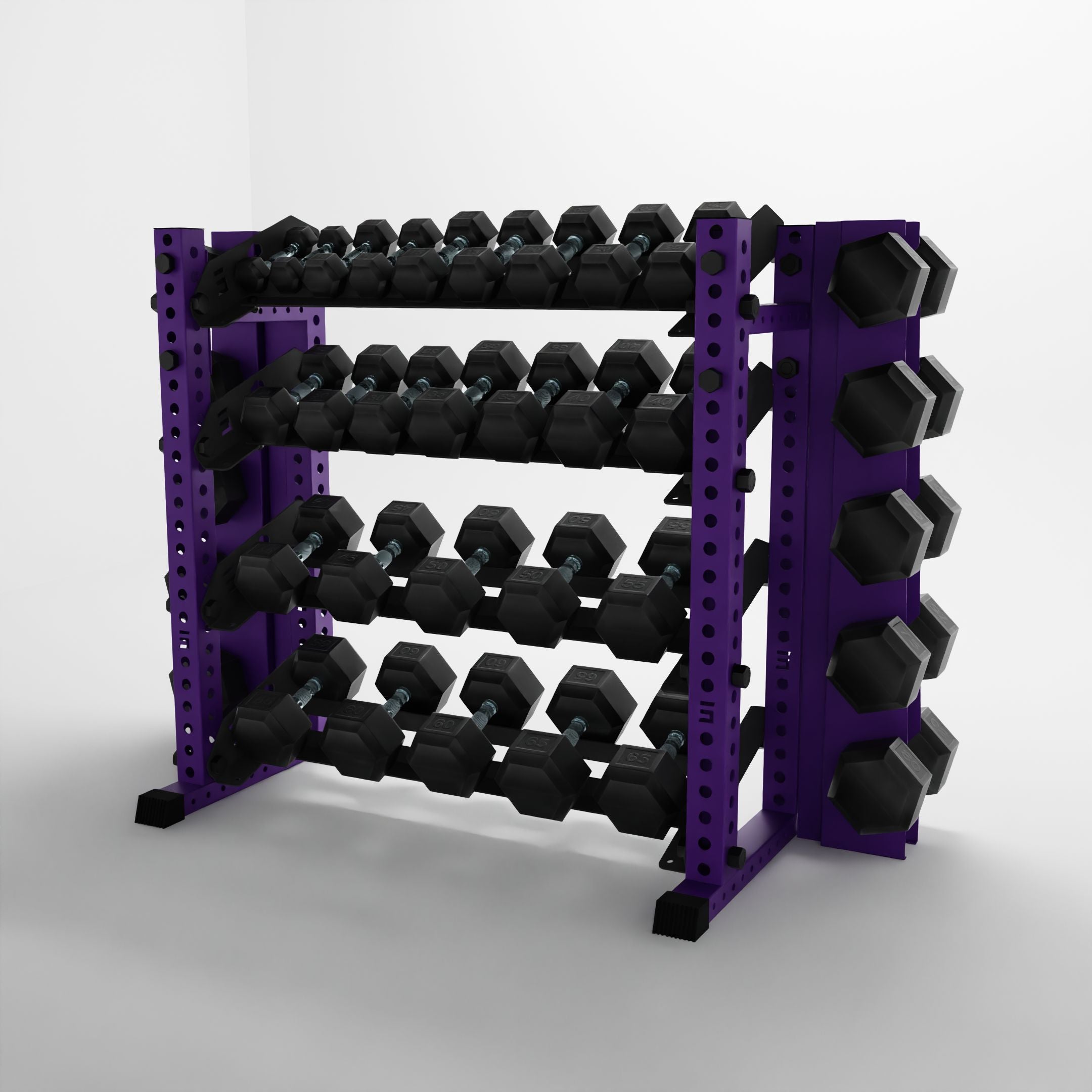 Alpha | 4-Tier Horizontal Rack | Double-Post